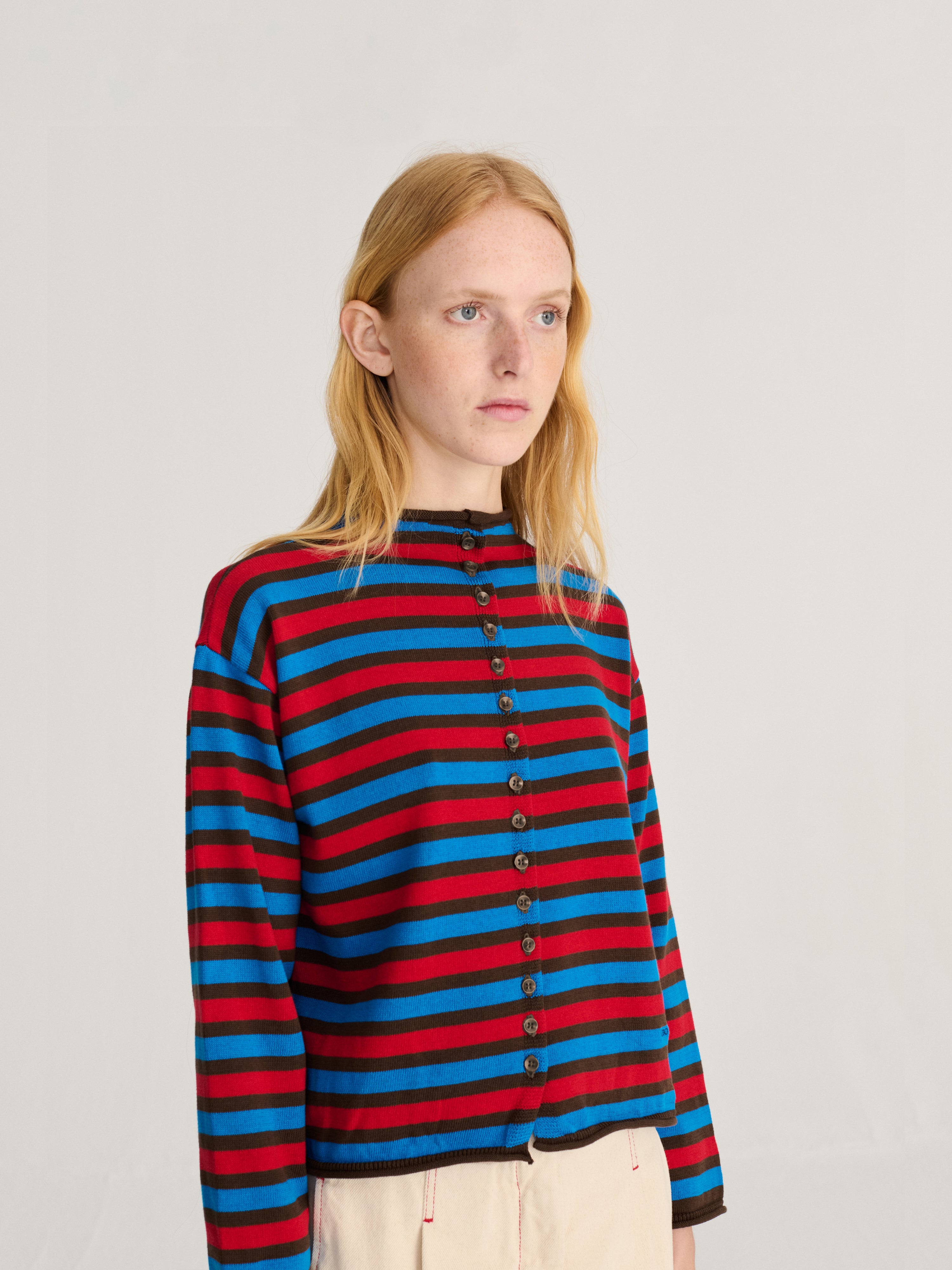 LEO BOUTIQUE Striped Cotton Cardigan | Multicolour BOBO CHOSES