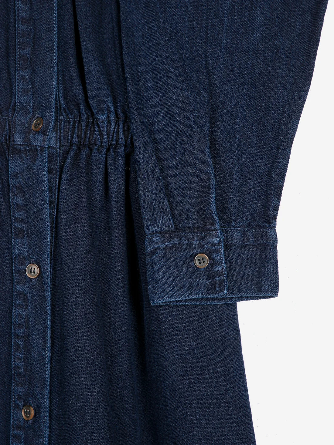 Washed Light Denim Dress | Navy Blue