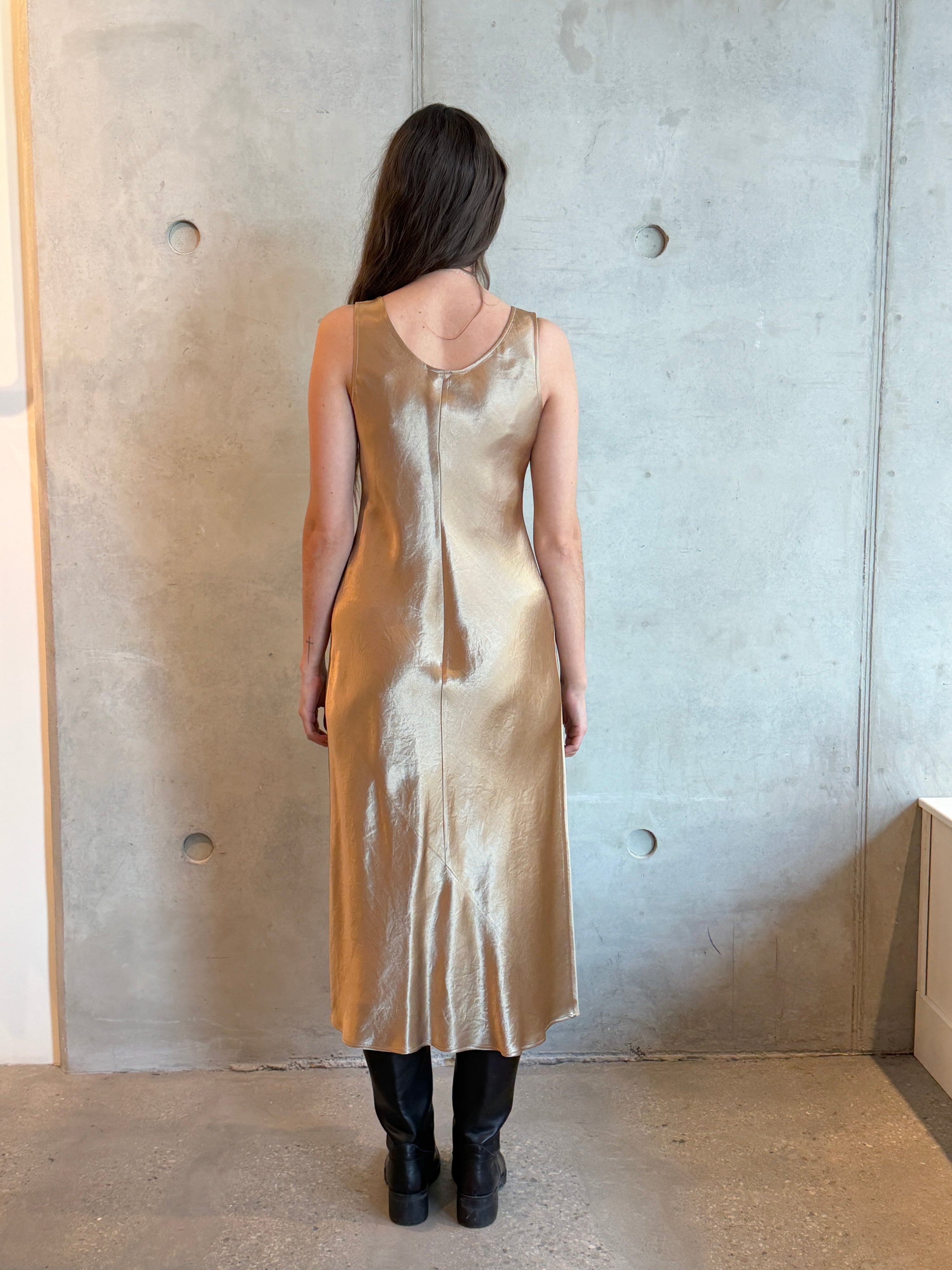 MM by MAX MARA Talete Dress | Tan LEO BOUTIQUE