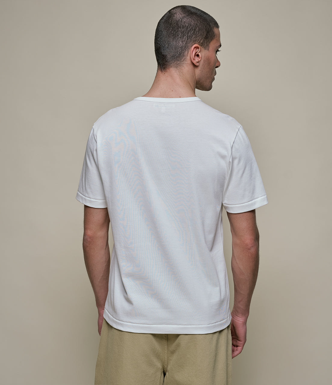 MERZ B. SCHWANEN 2M15 Vintage Machine Refined Classic Fit T-Shirt | White LEO BOUTIQUE