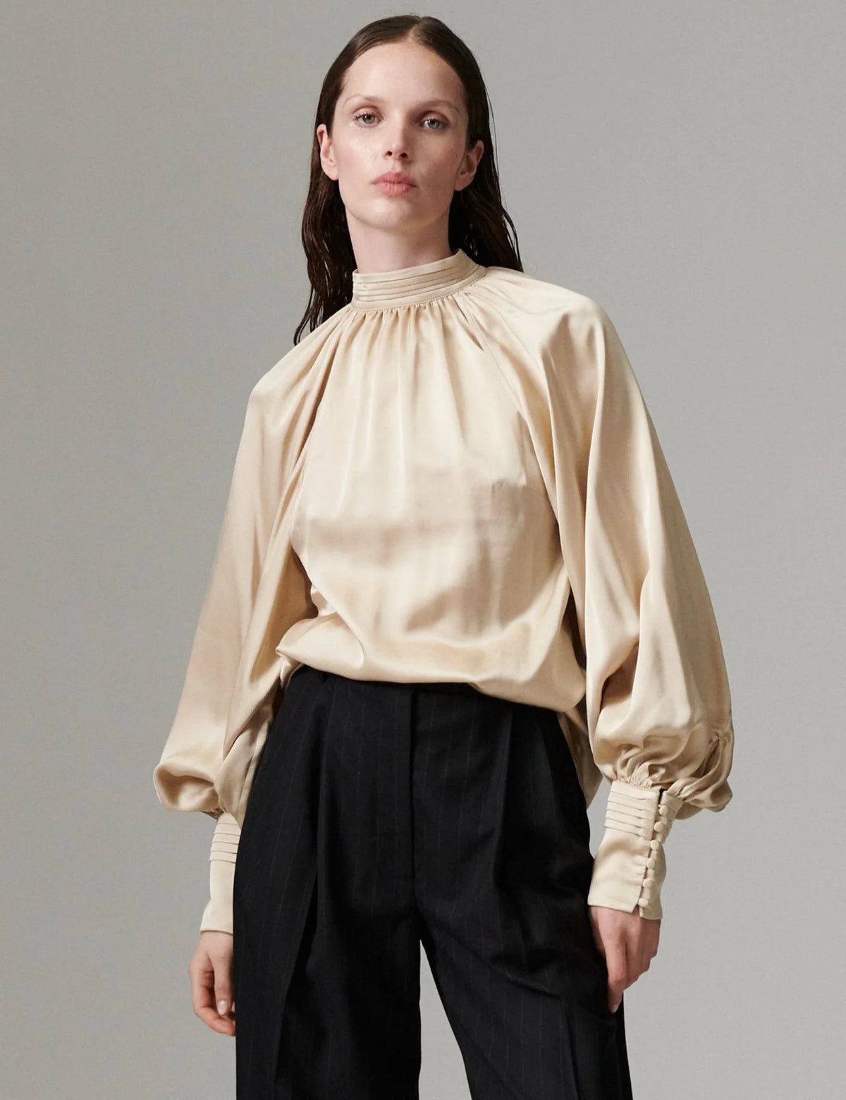 DAY BIRGER ET MIKKELSEN DAYFema - Fluid Viscose | Brown Rice LEO BOUTIQUE