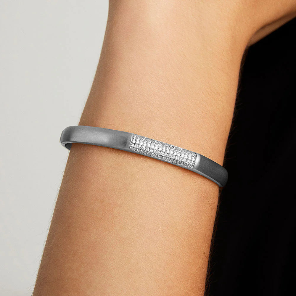 DEAN DAVIDSON Juliete Pave Bangle | Silver B732-S LEO BOUTIQUE