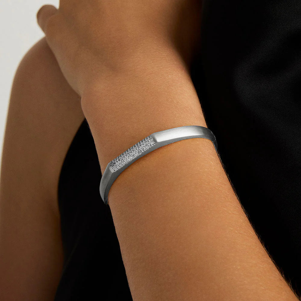DEAN DAVIDSON Juliete Pave Bangle | Silver B732-S LEO BOUTIQUE