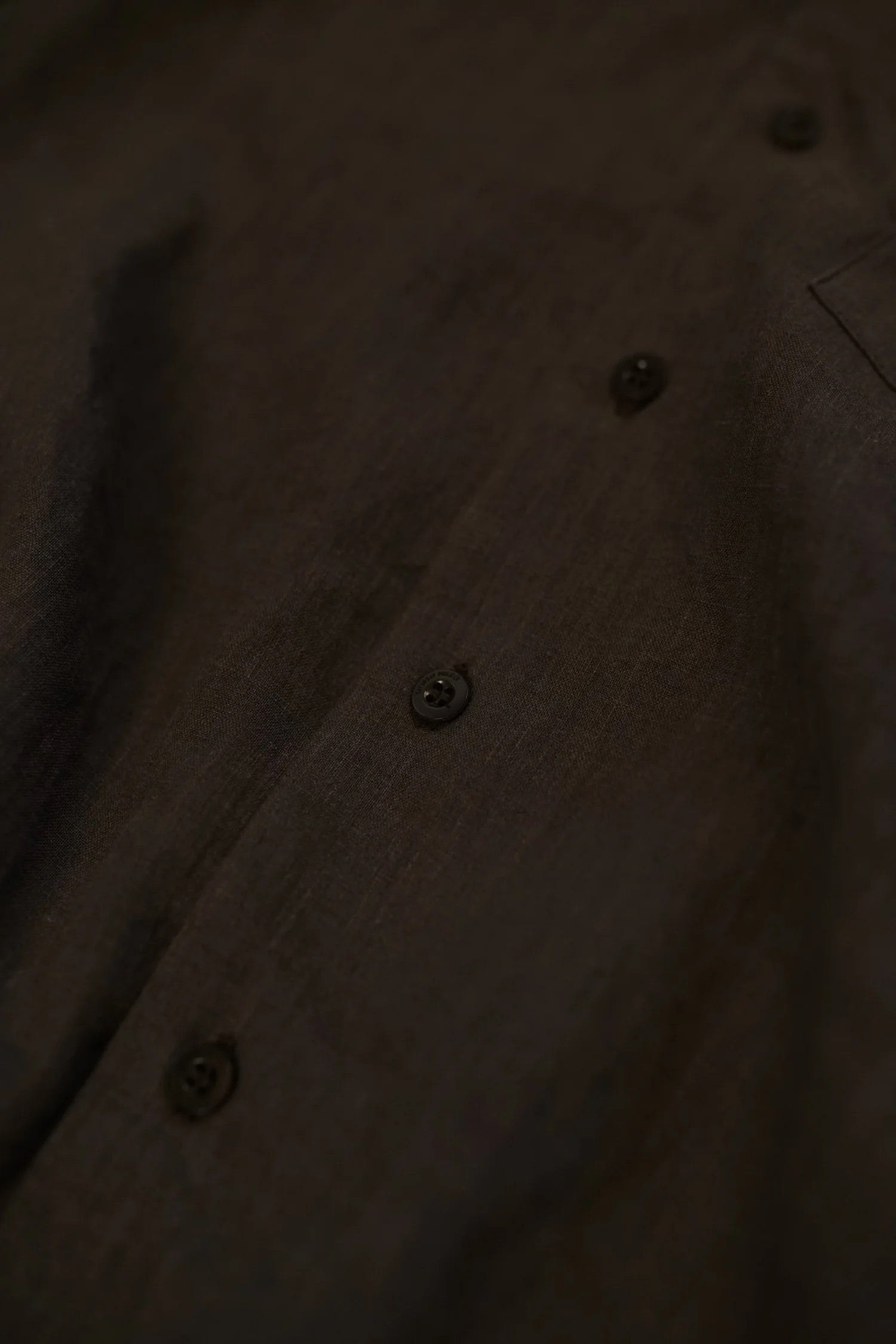 SATURDAY PROJECT French Linen Chore Shirt | Chestnut LEO BOUTIQUE 