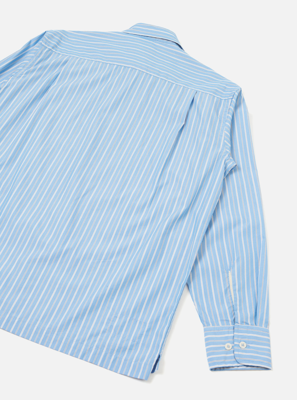 UNIVERSAL WORKS Lucky Shirt | Blue Stripe LEO BOUTIQUE