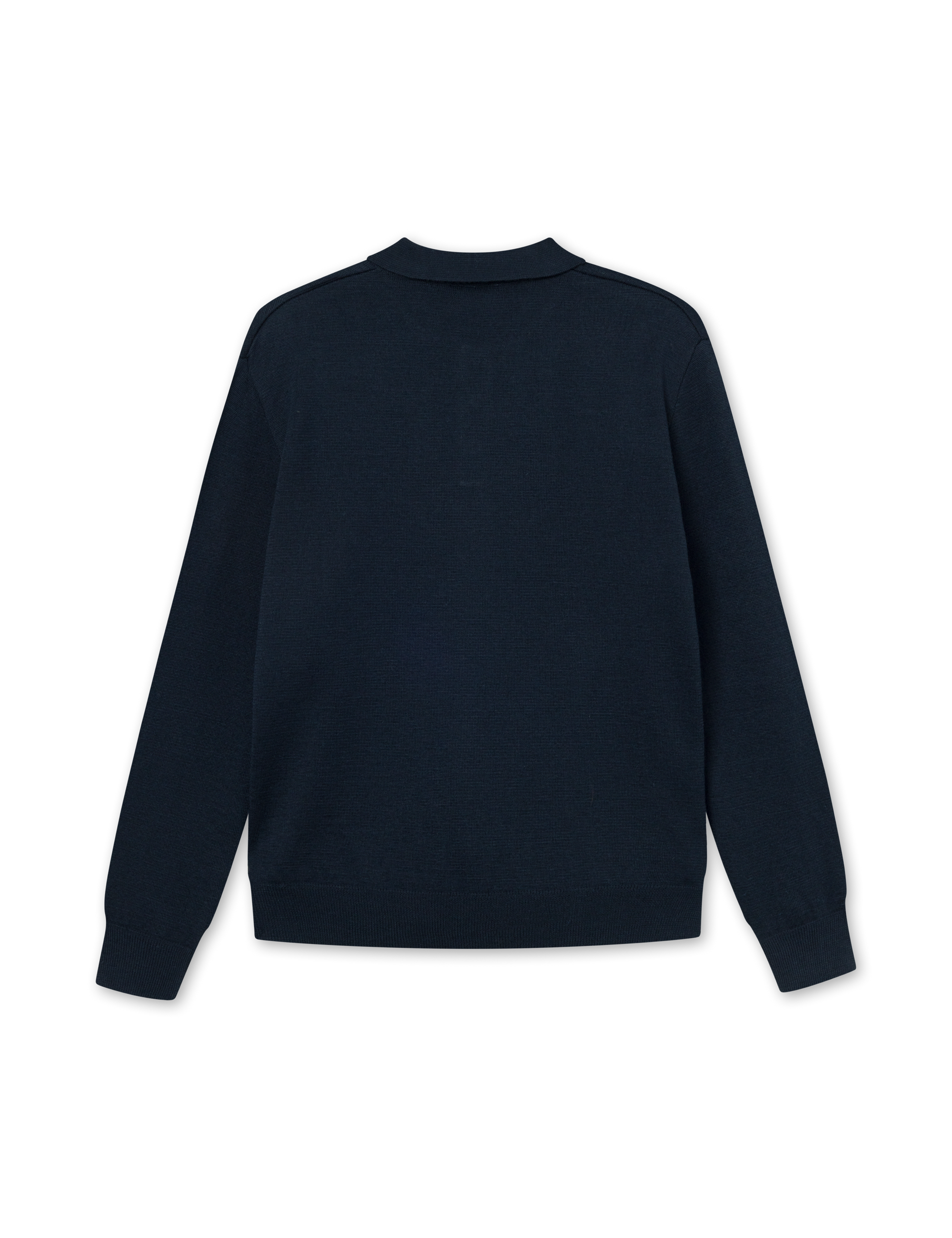 LEO BOUTIQUE Base Merino Polo Knit | Navy Forét