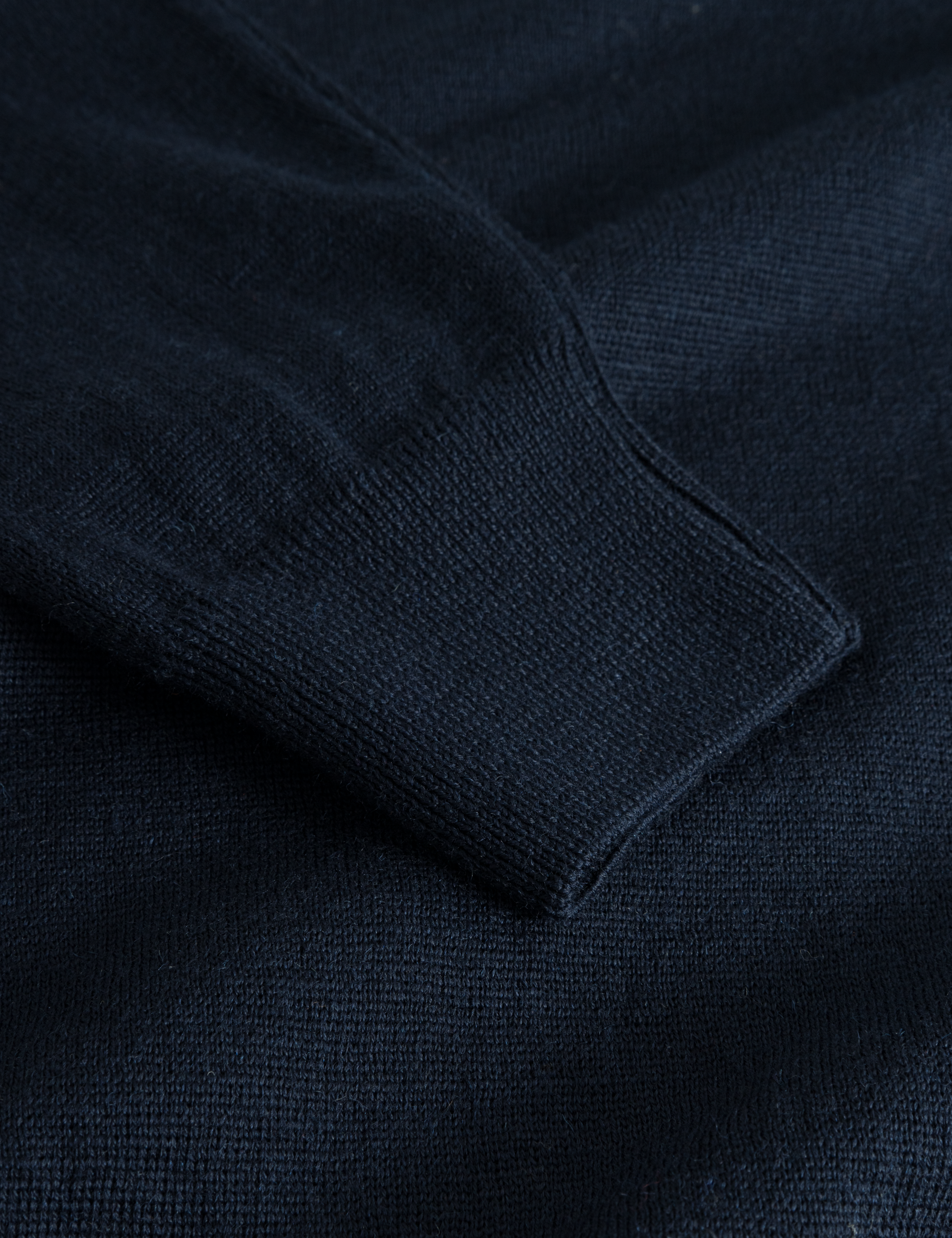 LEO BOUTIQUE Base Merino Polo Knit | Navy Forét