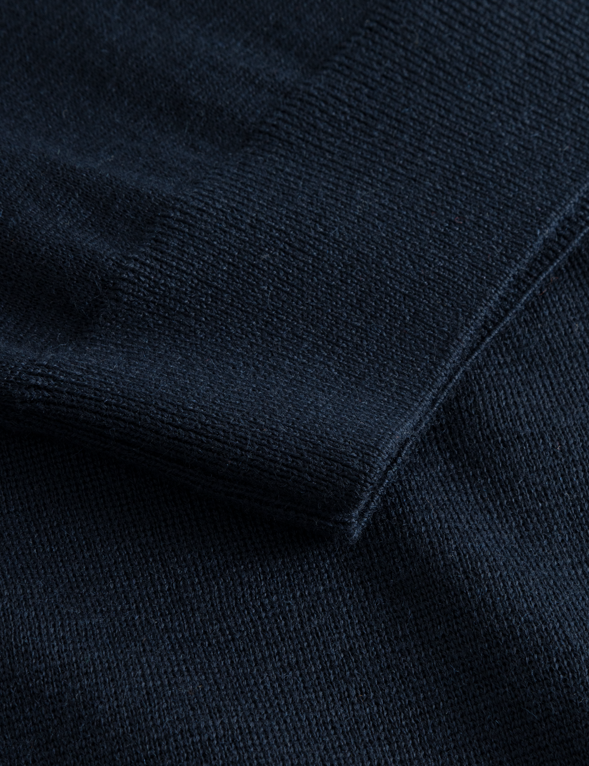 LEO BOUTIQUE Base Merino Polo Knit | Navy Forét