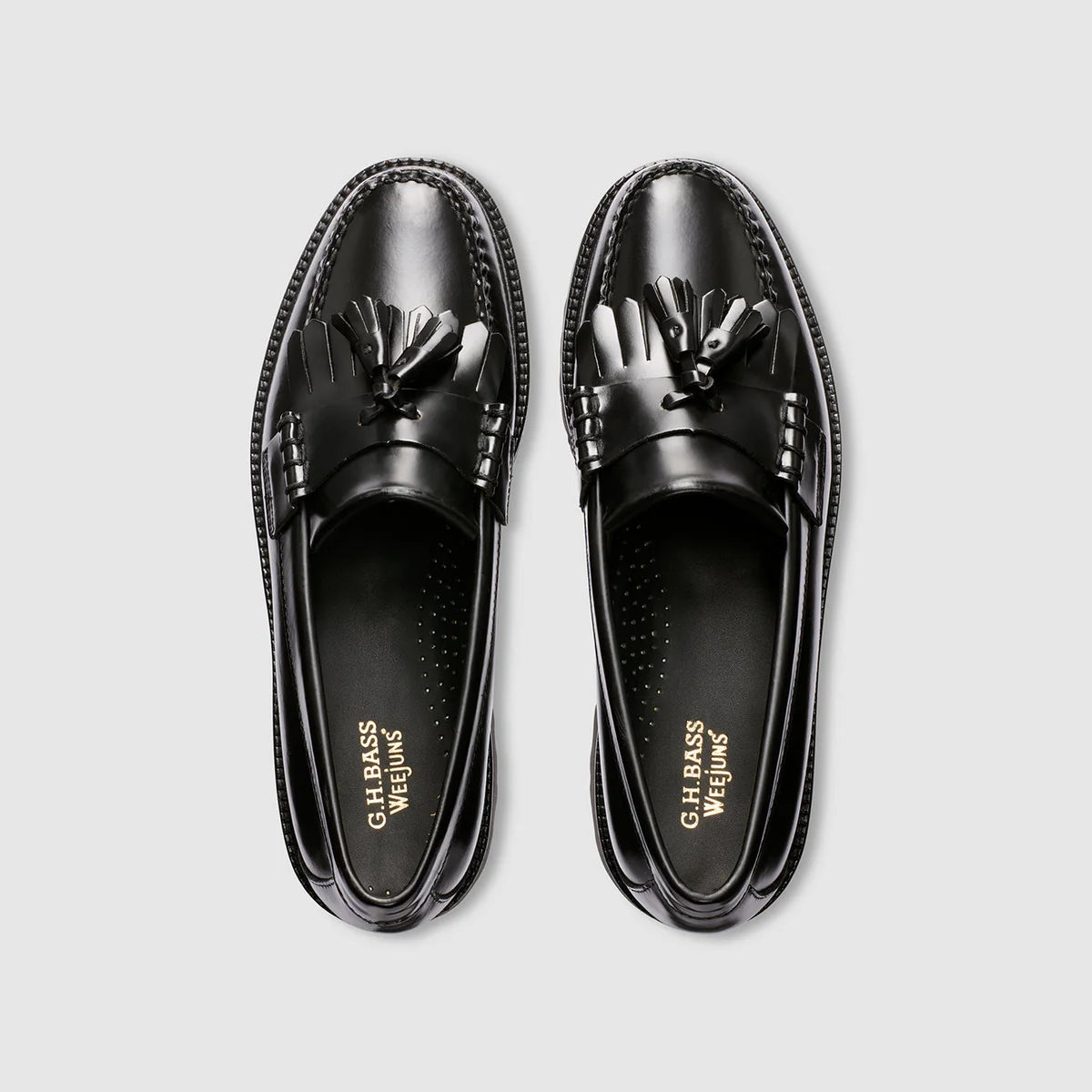 G.H Bass Layton Lug Loafer | Black LEO BOUTIQUE