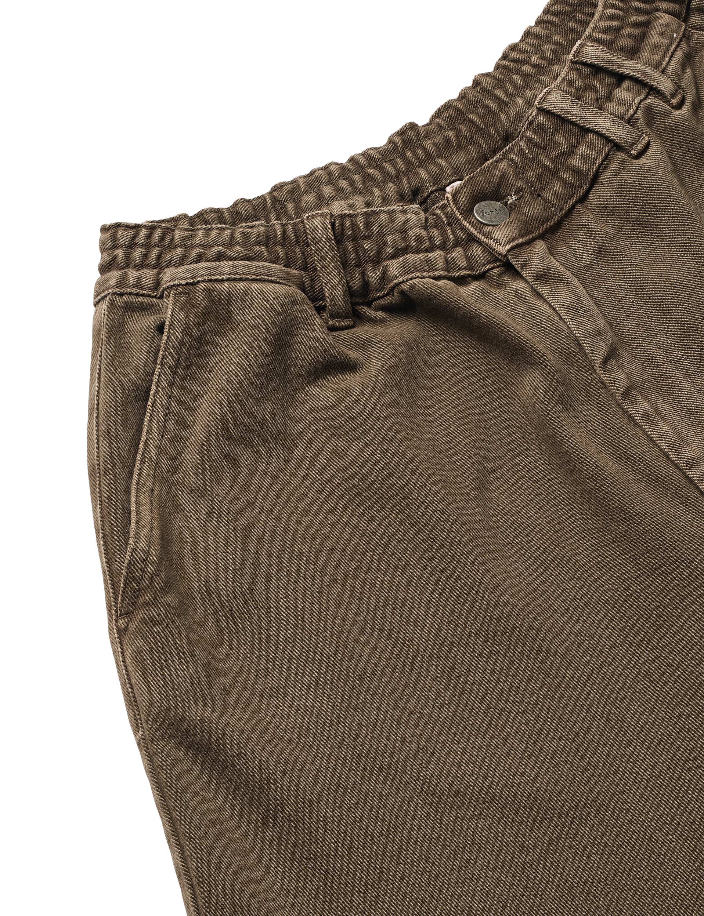 FORÉT Clay Denim Pant | Brown Denim LEO BOUTIQUE