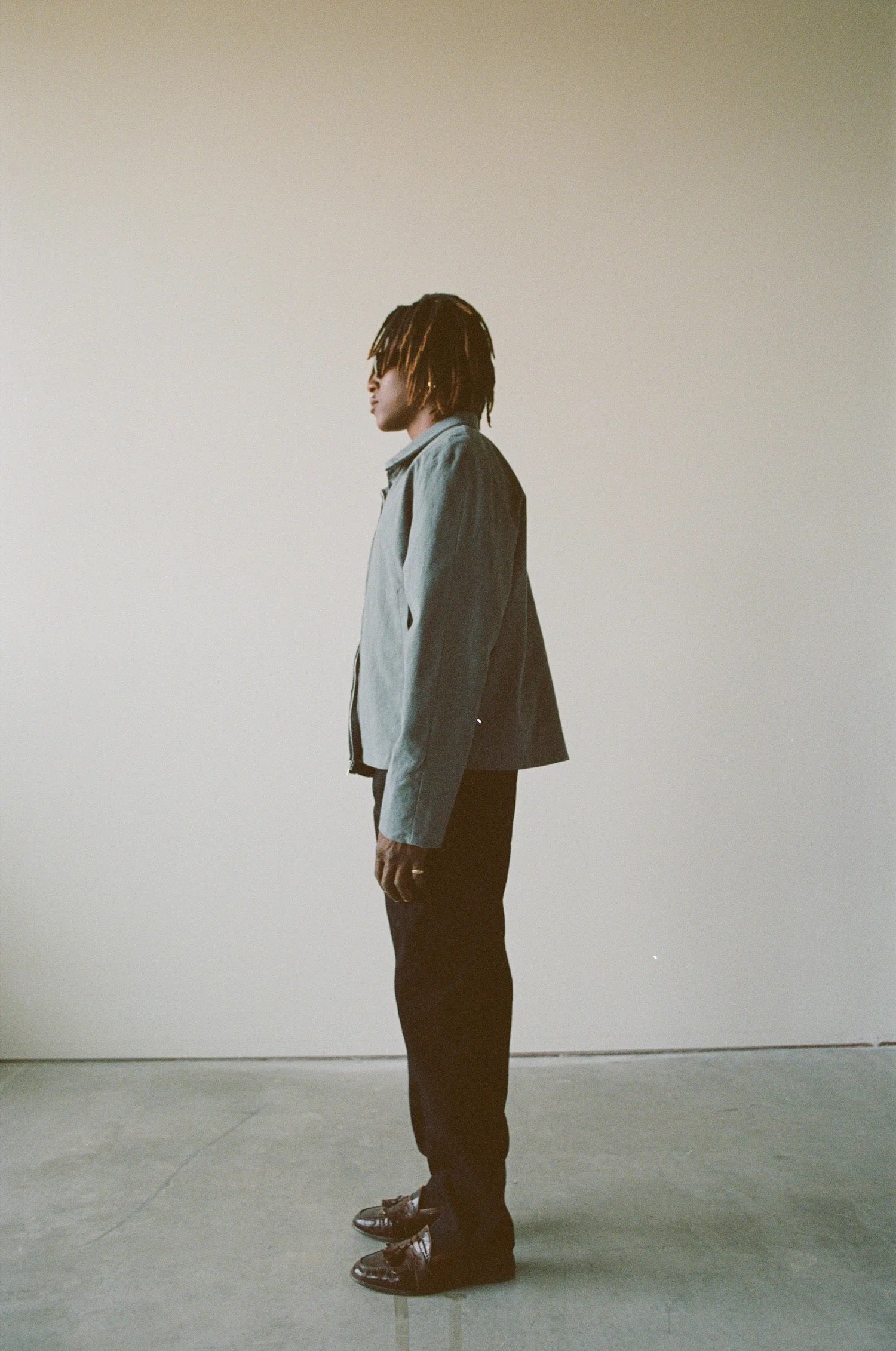 SATURDAY PROJECT Willow Coat | Saxe Blue LEO BOUTIQUE 