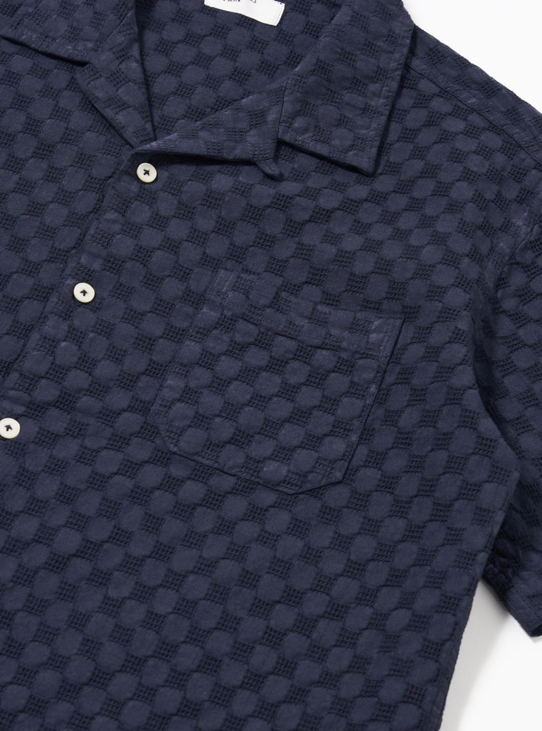 UNIVERSAL WORKS Road Shirt | Navy LEO BOUTIQUE 