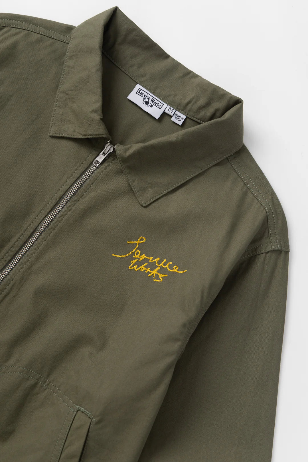 SERVICE WORKS Twill Work Jacket | Olive LEO BOUTIQUE