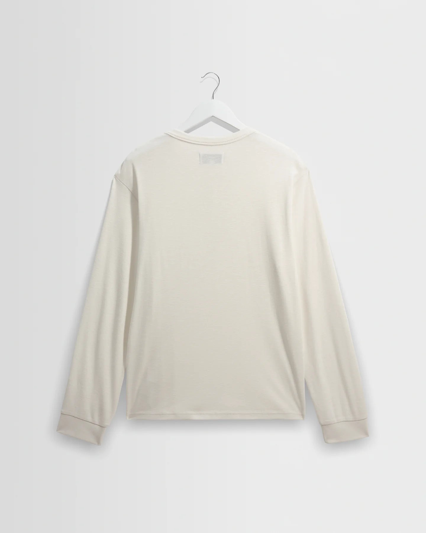 WAX LONDON Caleb Henley L/S Tee | Ecru LEO BOUTIQUE