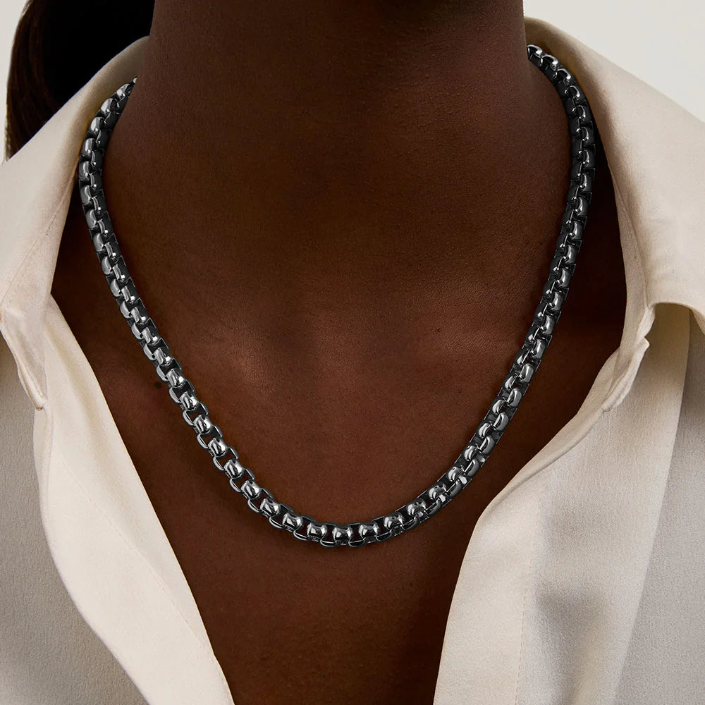 DEAN DAVIDSON Large tokyo chain necklace | Silver CH115-G LEO BOUTIQUE