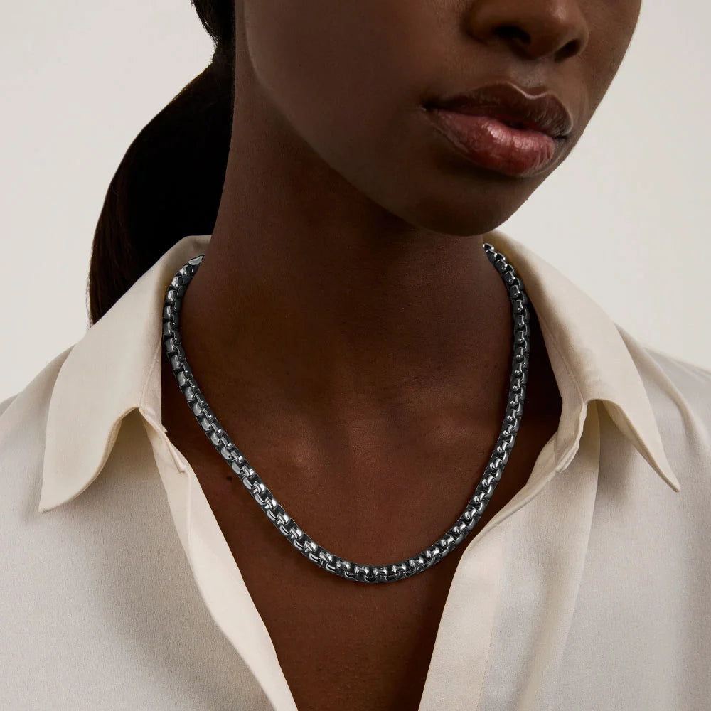 DEAN DAVIDSON Large tokyo chain necklace | Silver CH115-G LEO BOUTIQUE