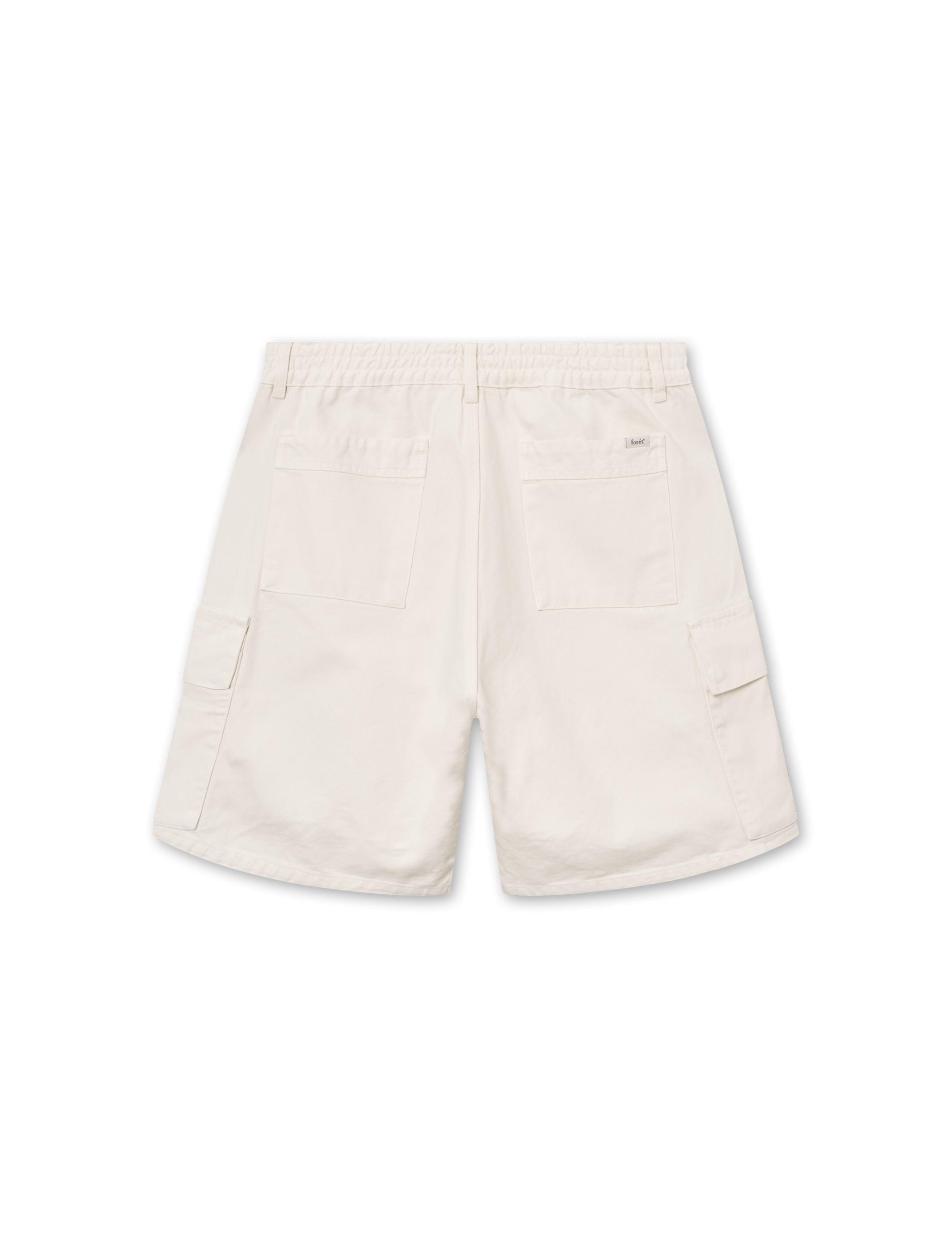 FORET Clay Cargo Shorts Cloud LEO BOUTIQUE