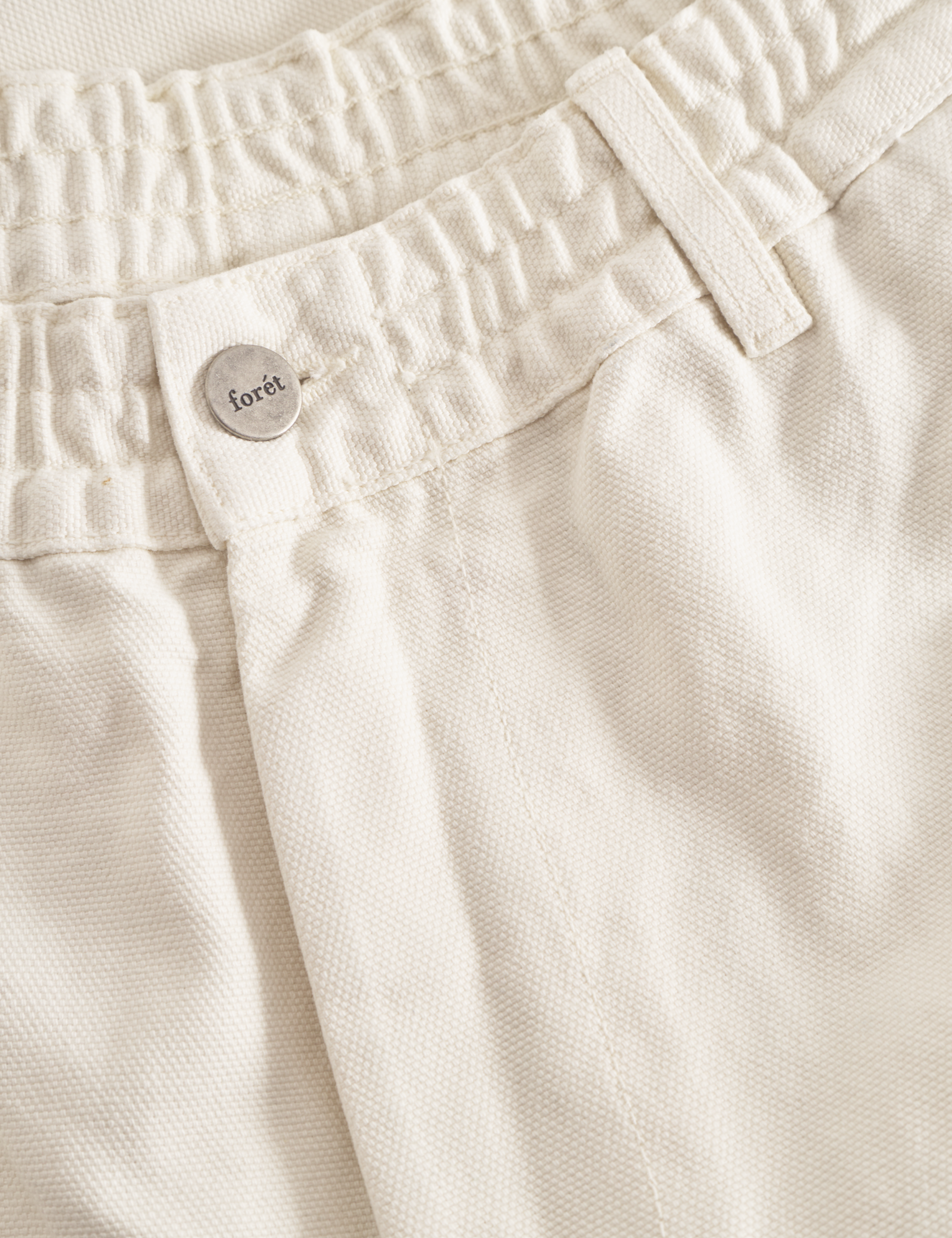 FORET Clay Cargo Shorts Cloud LEO BOUTIQUE