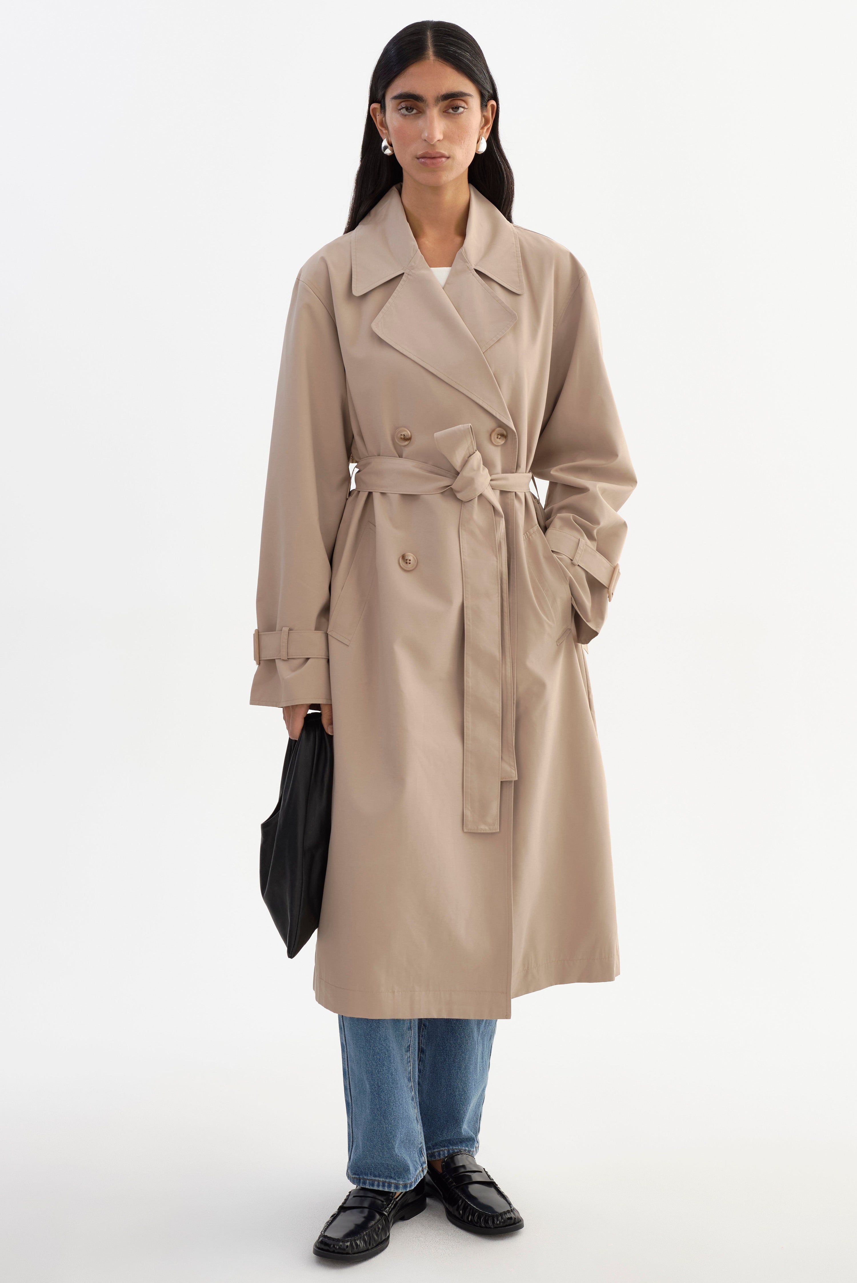 LEO BOUTIQUE Colette Trench Coat Khaki LAMARQUE 