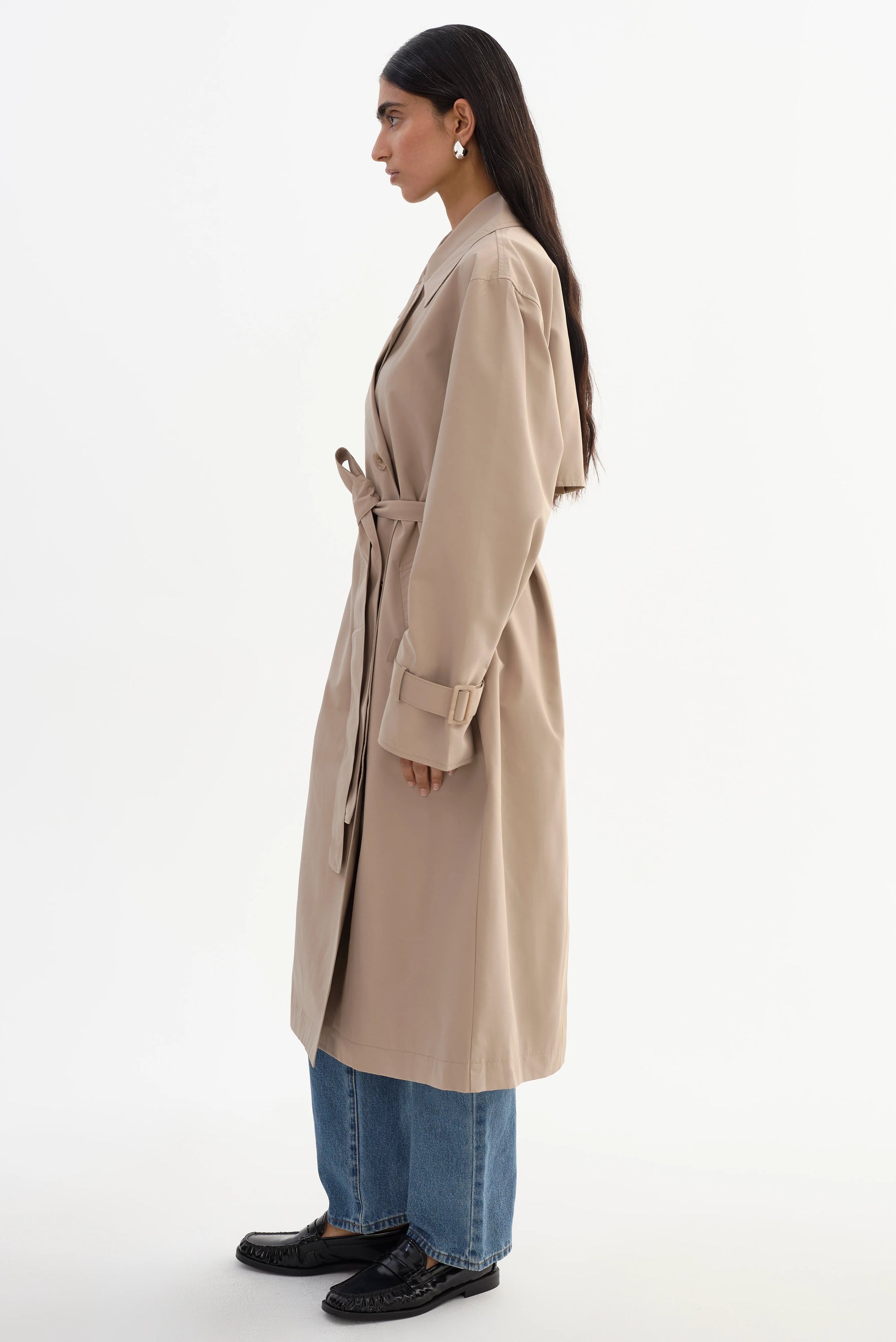 LEO BOUTIQUE Colette Trench Coat Khaki LAMARQUE 