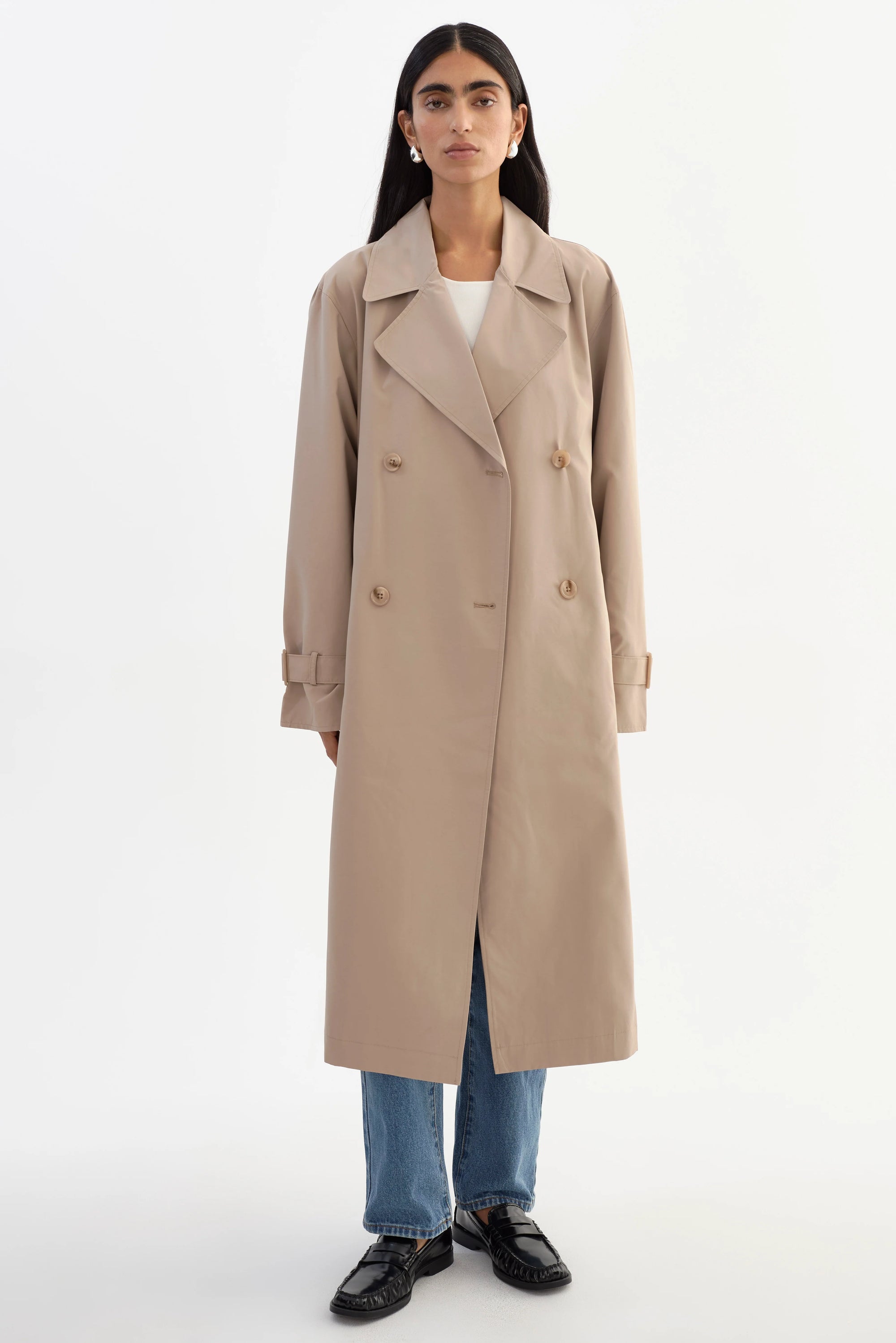 LEO BOUTIQUE Colette Trench Coat Khaki LAMARQUE 