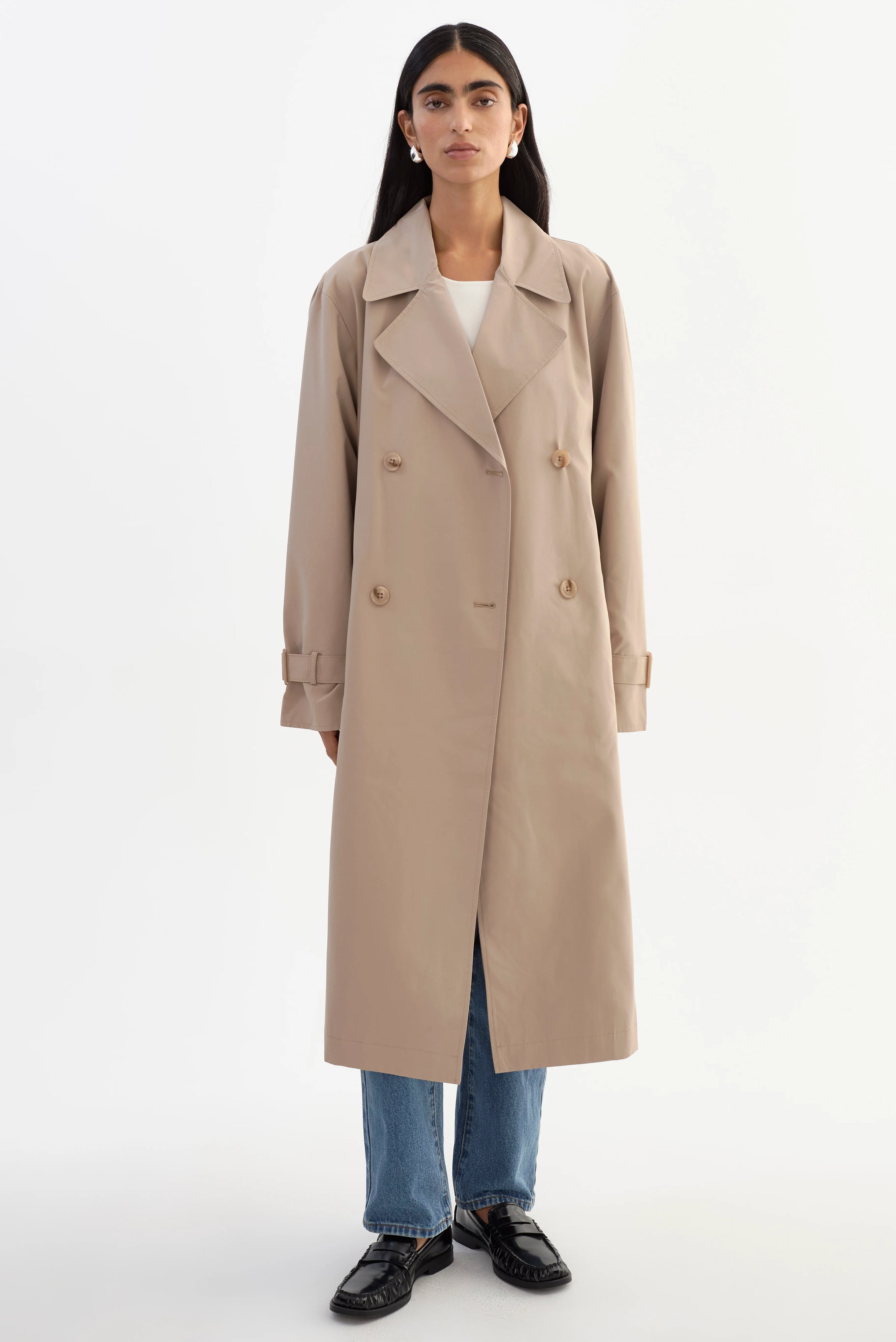 LEO BOUTIQUE Colette Trench Coat Khaki LAMARQUE 