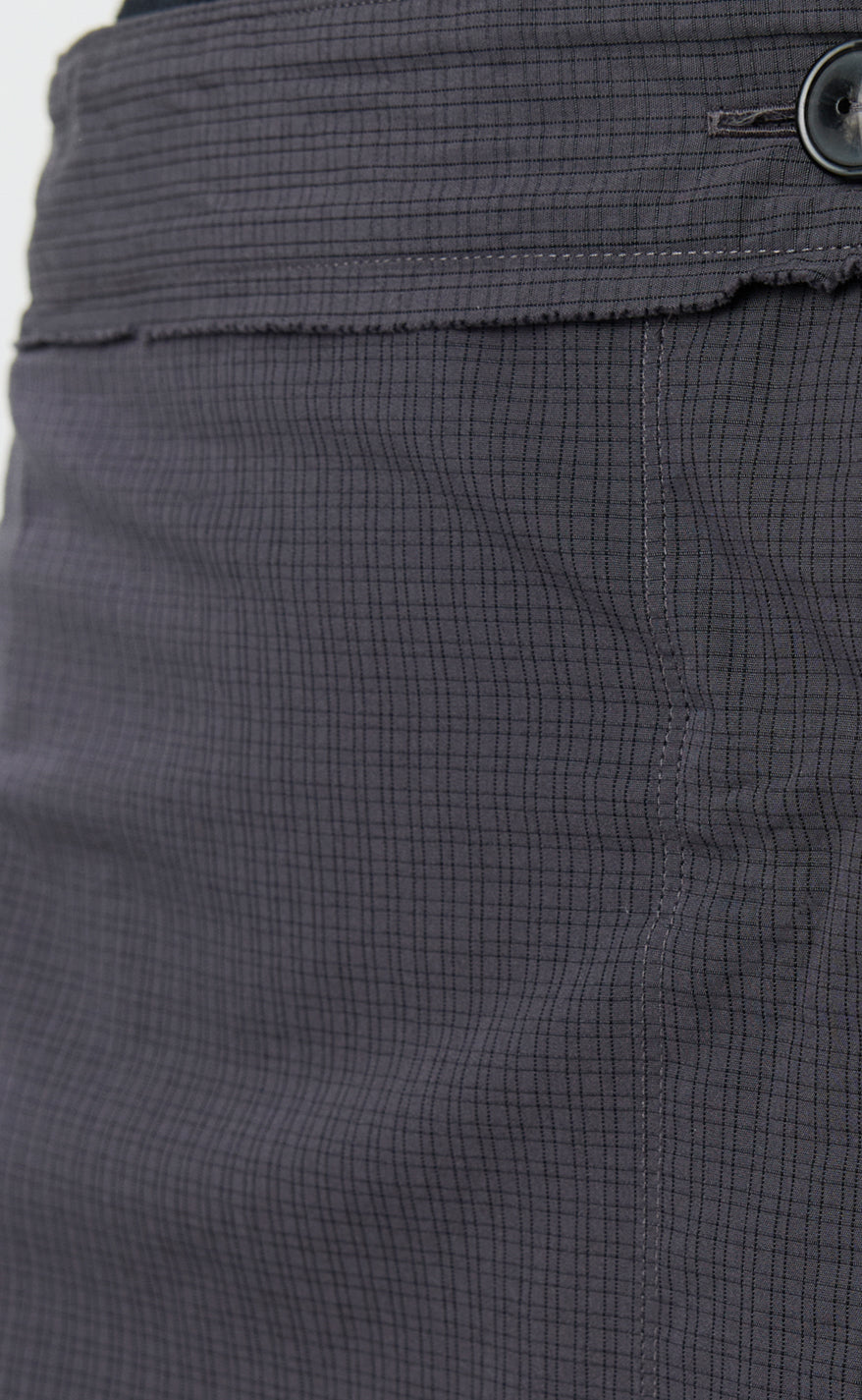 MFPEN Classic Wrap Skirt | Mushroom Micro Check Poplin LEO BOUTIQUE