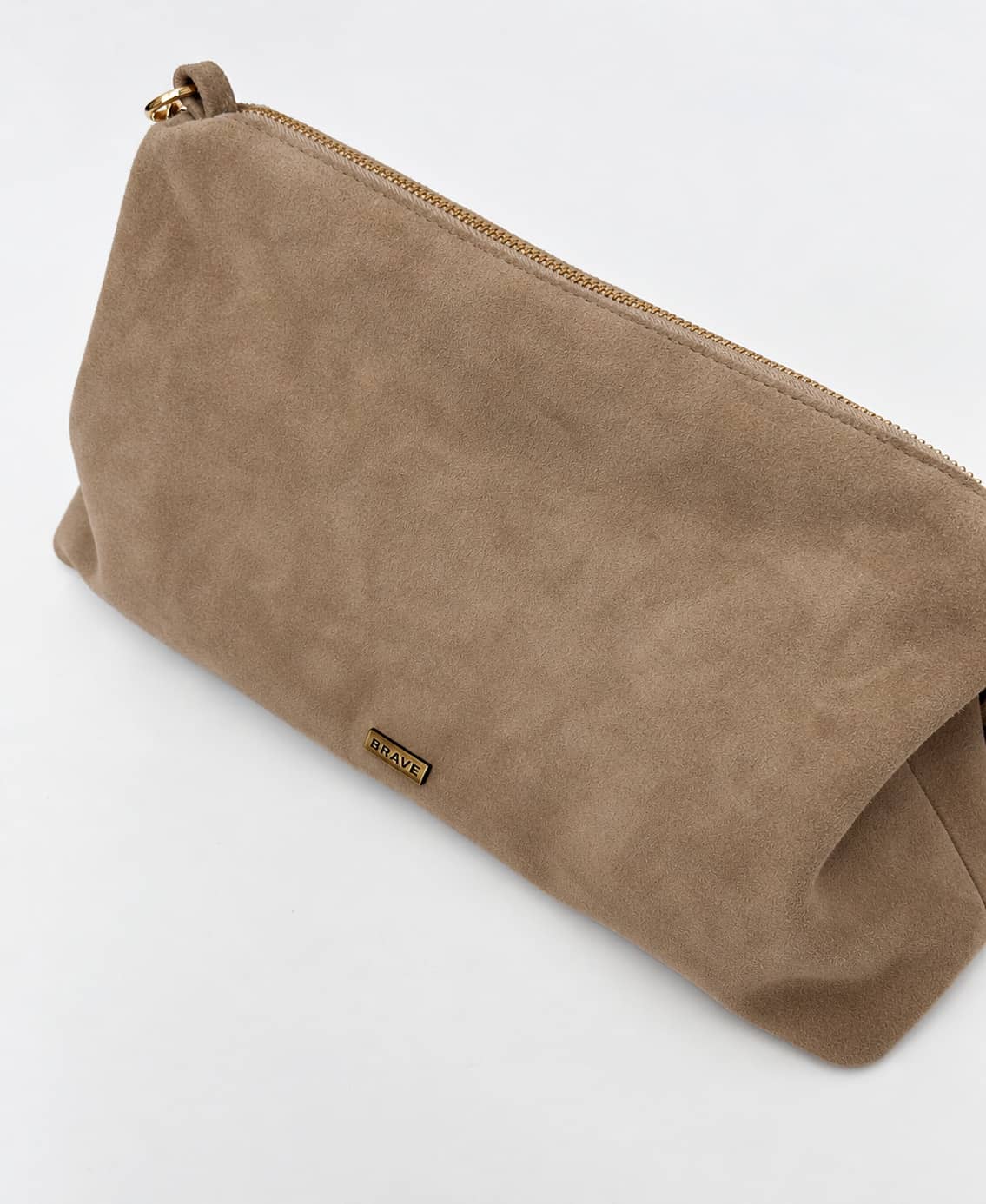 BRAVE BELTS Colson Bag | Taupe Suede LEO BOUTIQUE