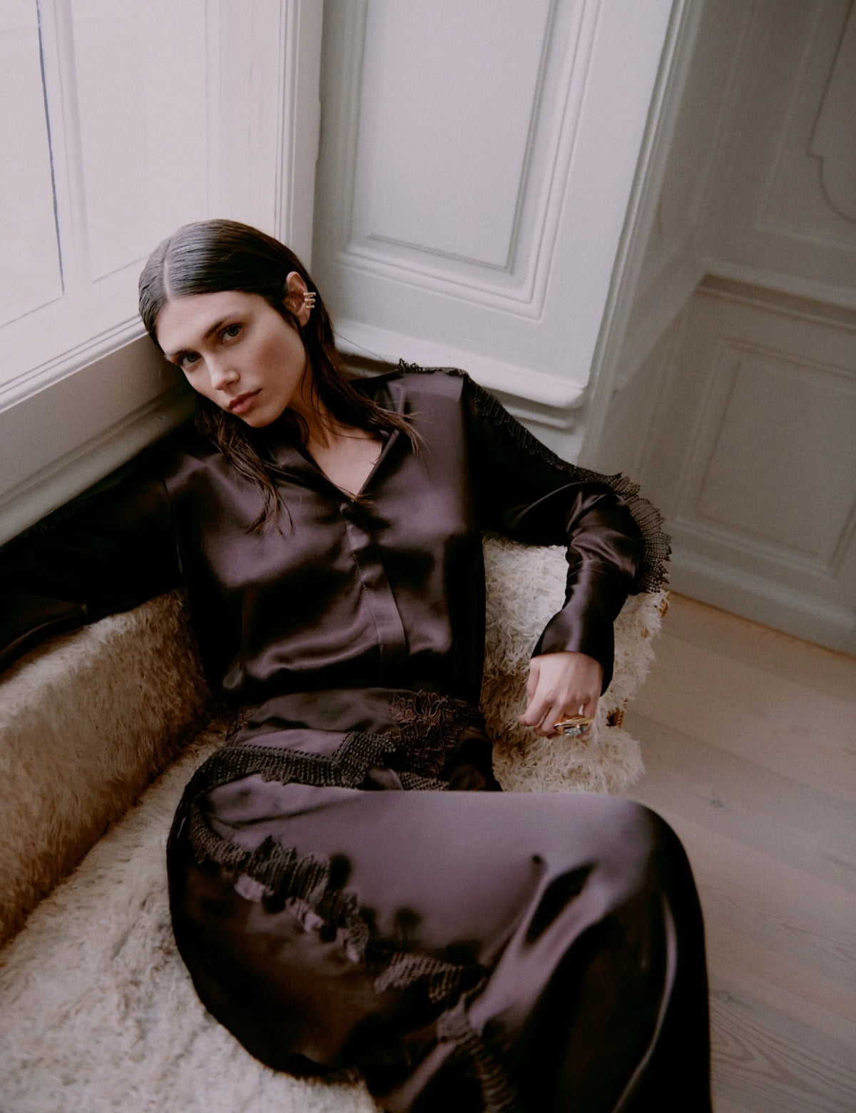 LEO BOUTIQUE Mola Silky Touch Blouse | Ganache BIRGER et MIKKELSEN