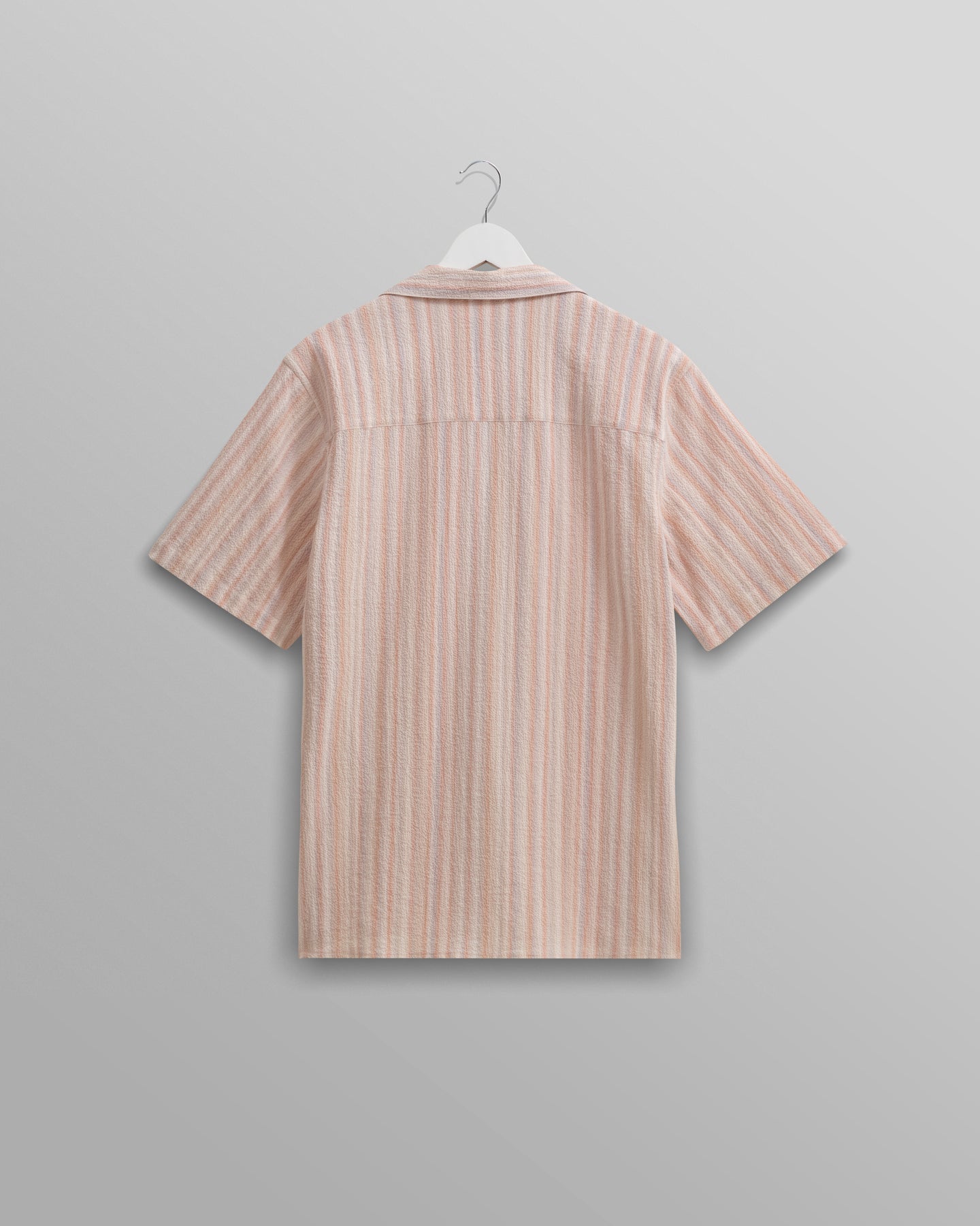 Didcot SS Seersucker Shirt | Pastel Stripe