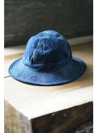 ORSLOW Denim U.S. Navy Hat  | One Wash LEO BOUTIQUE