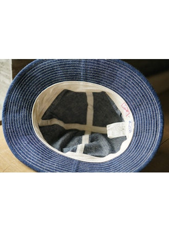 ORSLOW Denim U.S. Navy Hat  | One Wash LEO BOUTIQUE