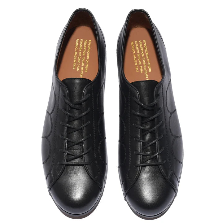 REPRODUCTION OF FOUND Italian Military Bicycle Shoes 720FDL | Black LEO BOUTIQUE
