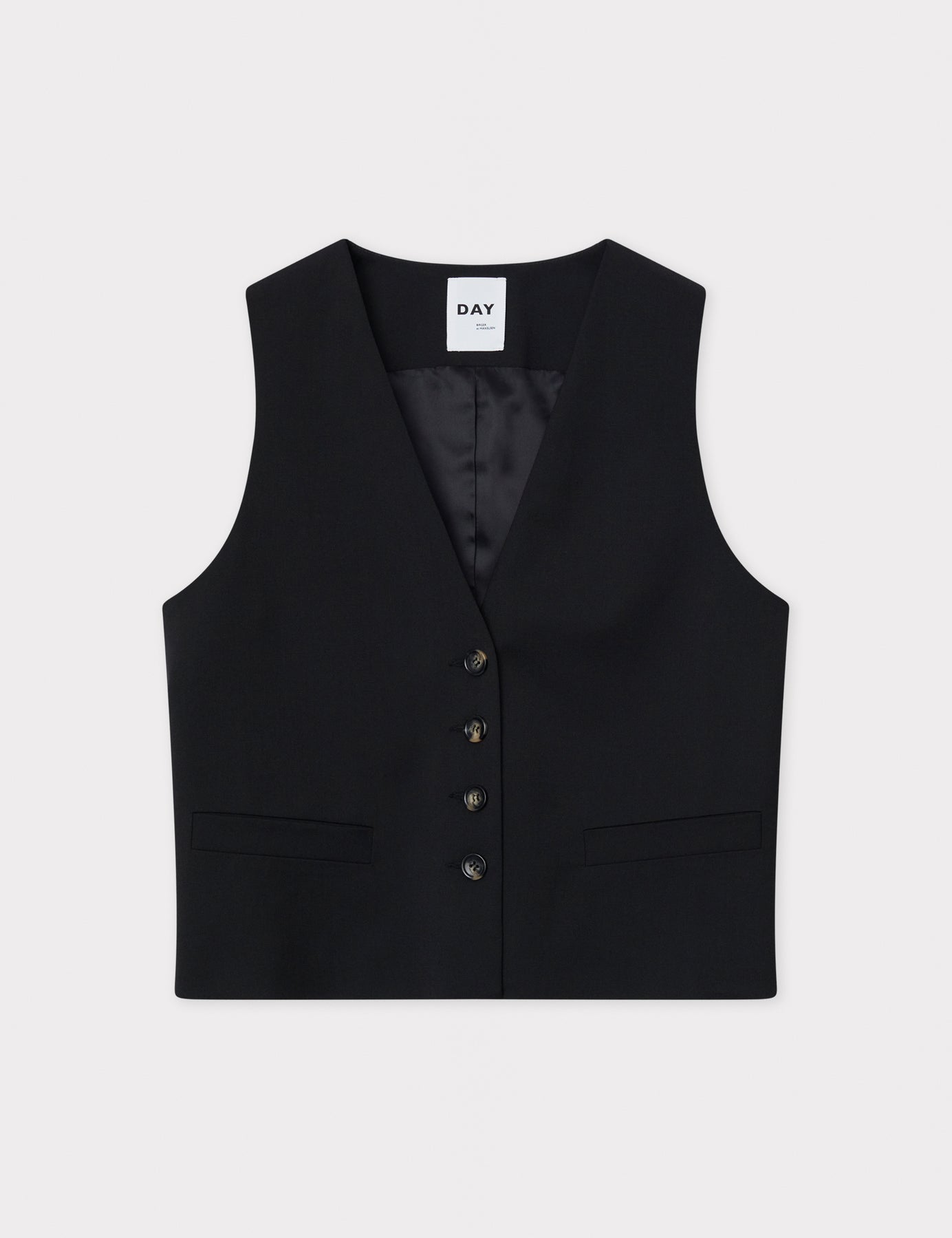 LEO BOUTIQUE Dacy Classic Wool Vest Black DAY Birger et Mikkelsen