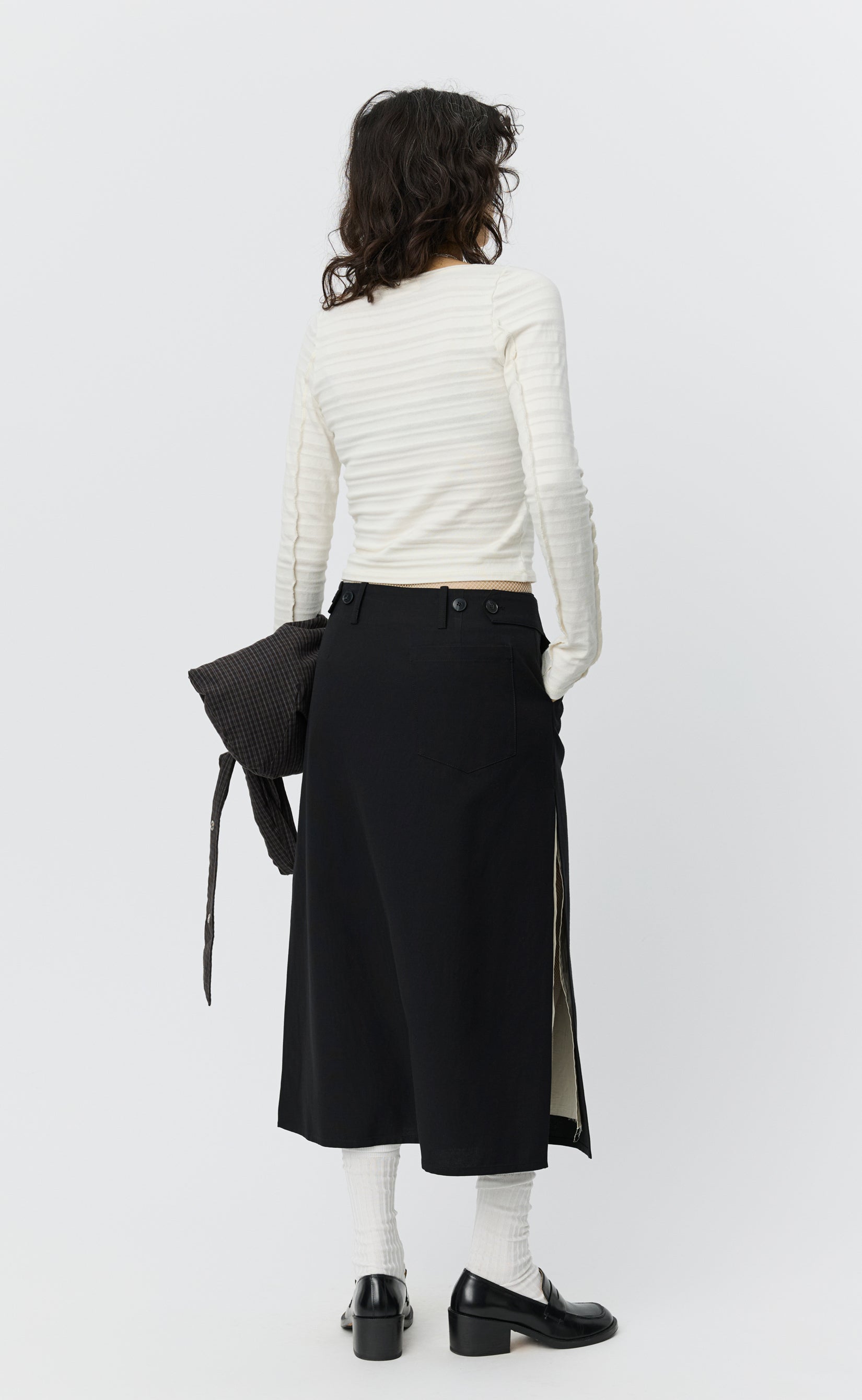 MFPEN Deep Henley | Off White Stripe LEO BOUTIQUE