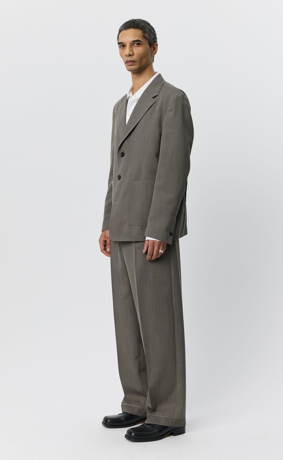 MFPEN Domain Jacket | Taupe Twill Wool LEO BOUTIQUE