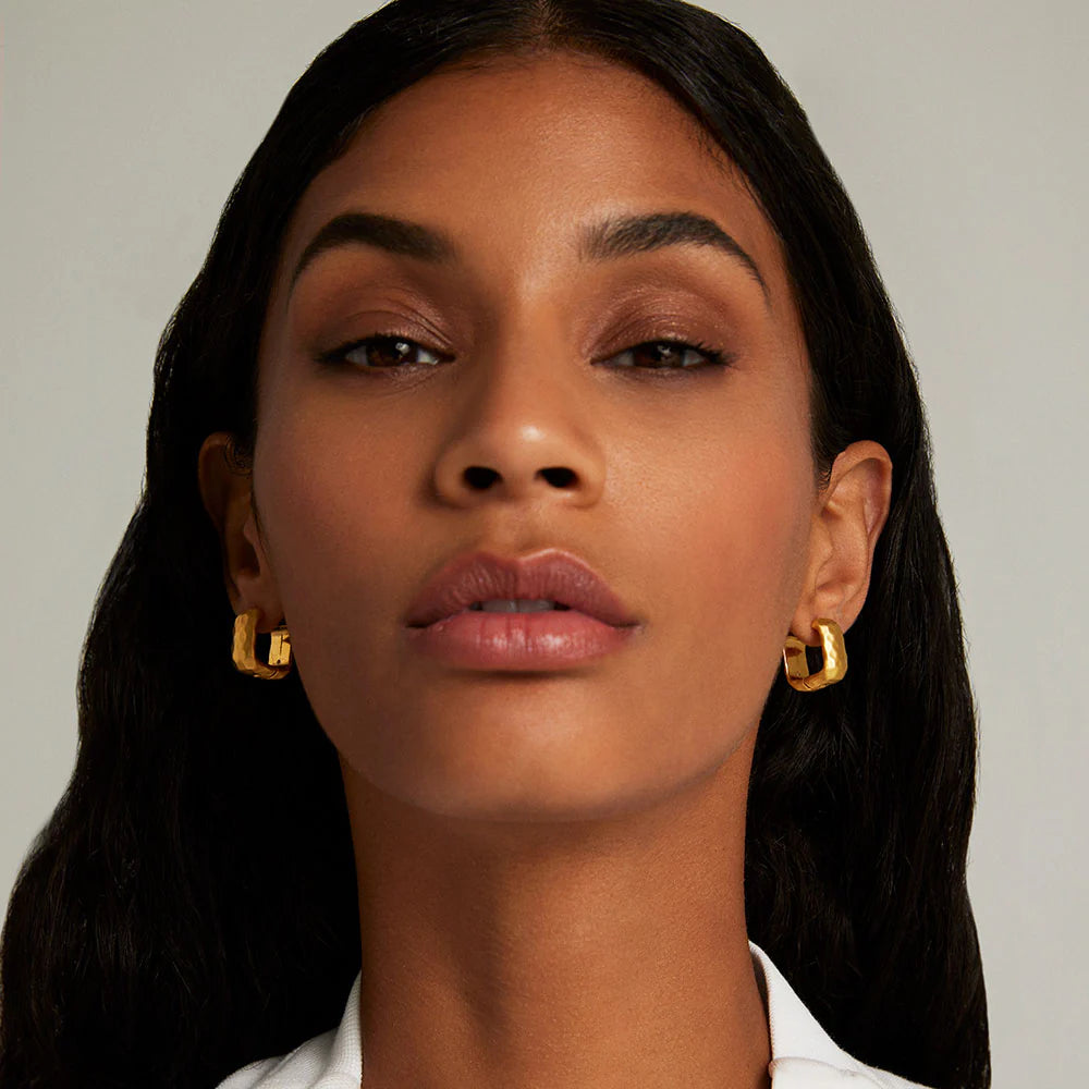 DEAN DAVIDSON Nomad Square Huggie Hoops | Gold E763-G LEO BOUTIQUE