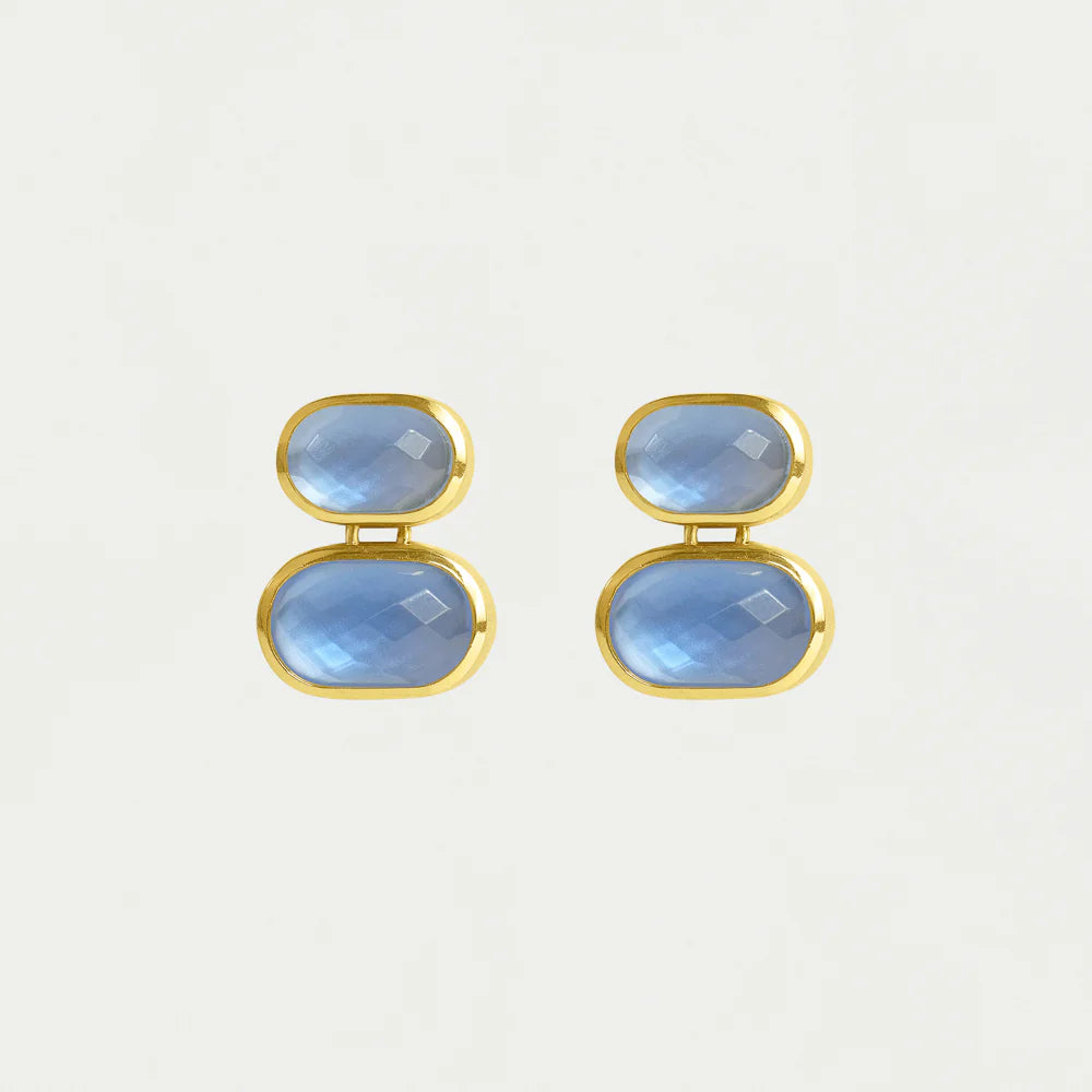 DEAN DAVIDSON Mercer Double Gemstone Drops | Gold E1102-G LEO BOUTIQUE