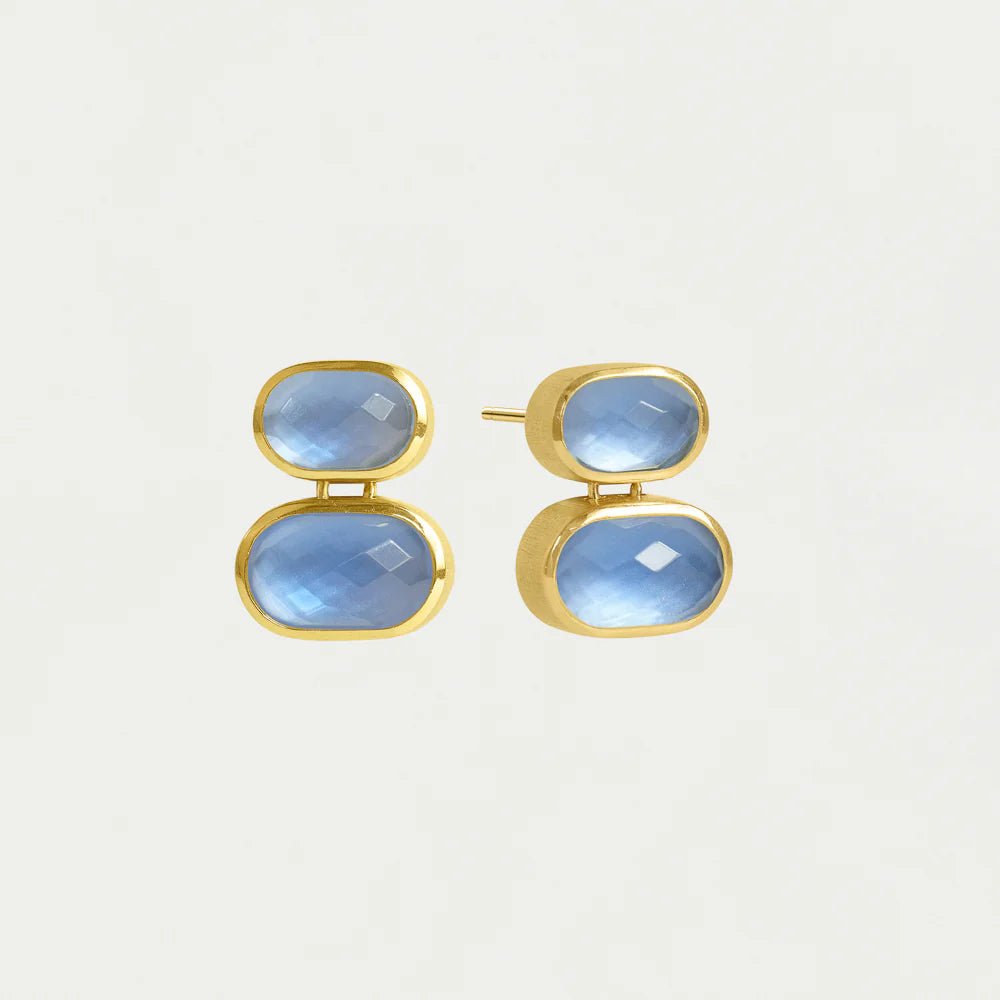 DEAN DAVIDSON Mercer Double Gemstone Drops | Gold E1102-G LEO BOUTIQUE