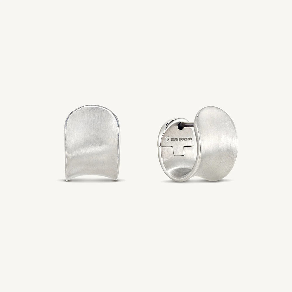 DEAN DAVIDSON Mini Sol Huggie Hoops | Silver E1135-S LEO BOUTIQUE