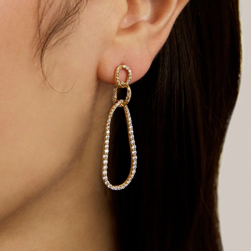 DEAN DAVIDSON Camille Drop Earrings | Gold E1168-G LEO BOUTIQUE