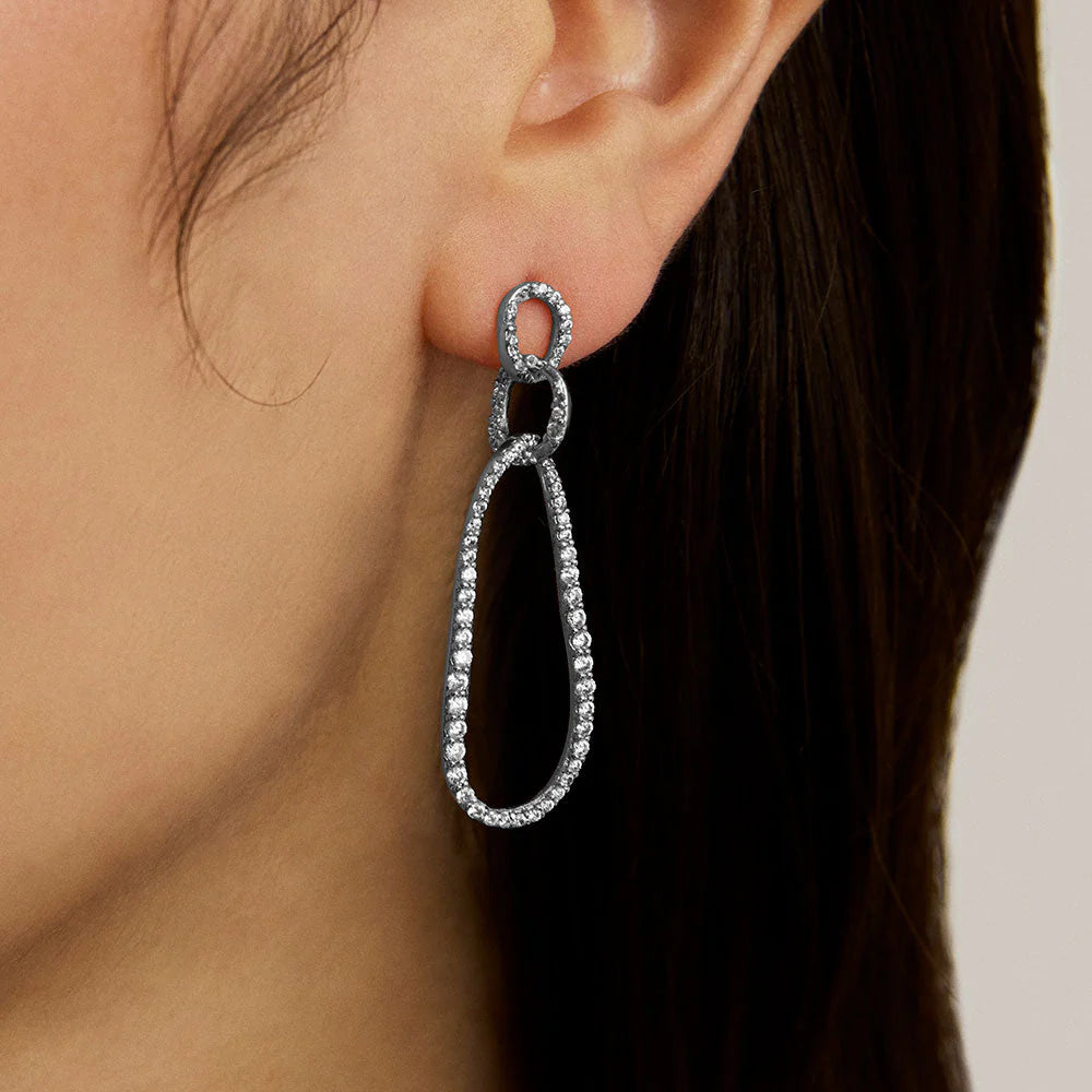 DEAN DAVIDSON Camille Drop Earrings | Silver E1168 LEO BOUTIQUE