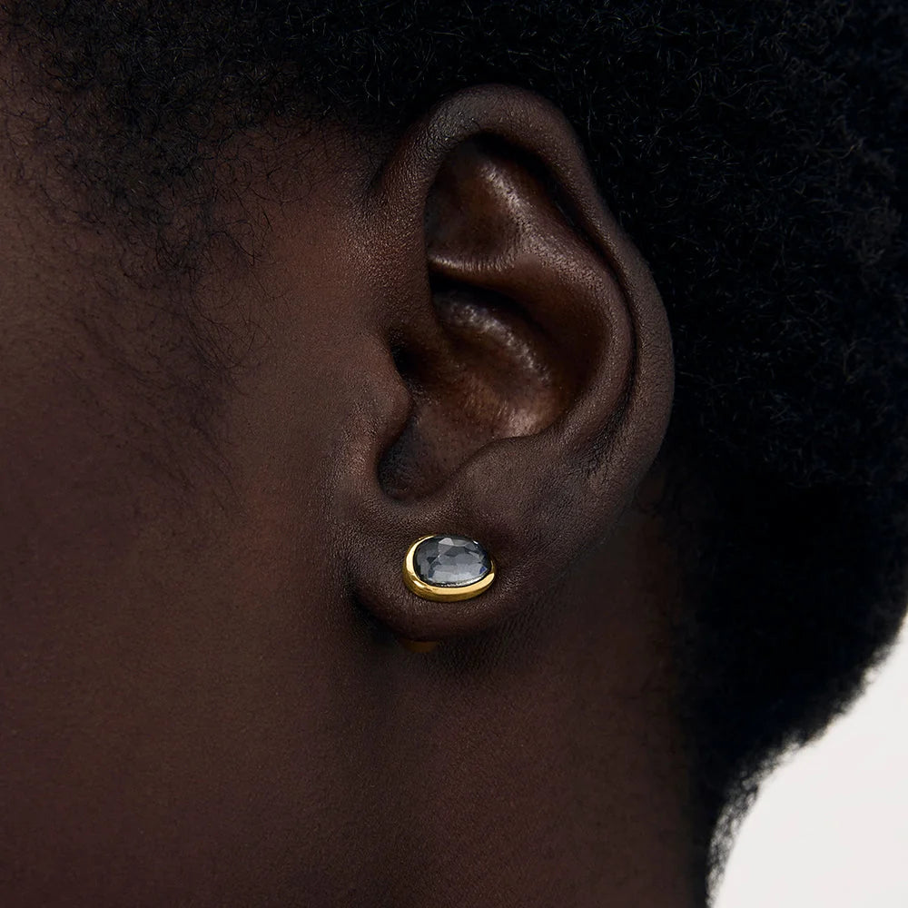 LEO BOUTIQUE Cala Stud Earrings | Gold E1216-G-HMD DEAN DAVIDSON