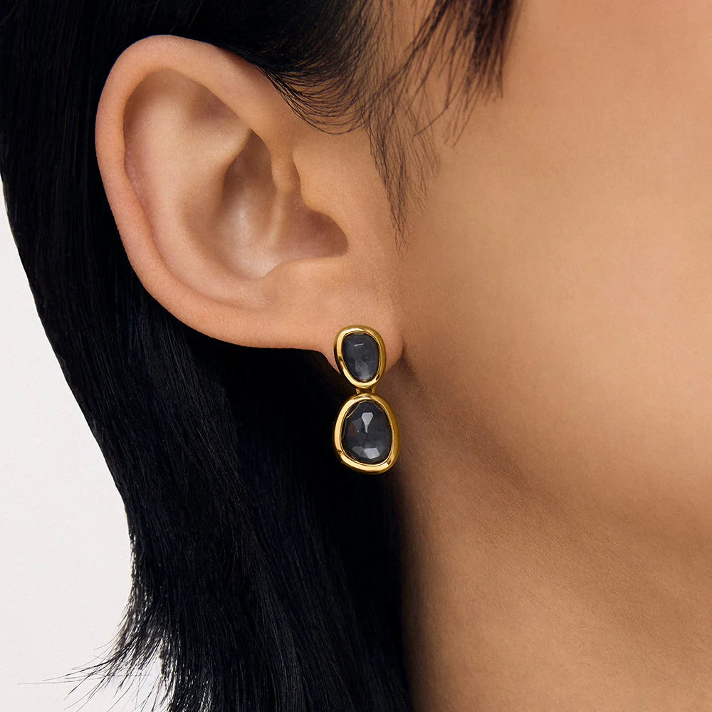 LEO BOUTIQUE Cala Droplet Earrings | Gold E1218-G-HMD DEAN DAVIDSON