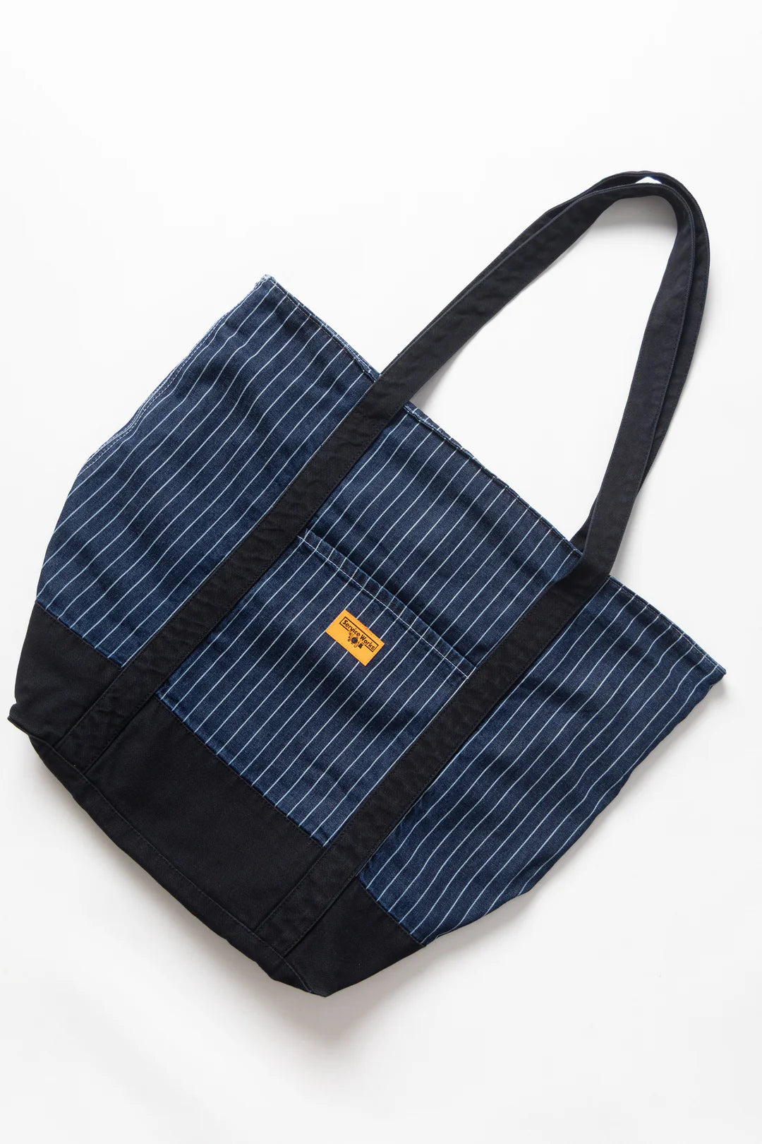 SERVICE WORKS Pinstripe Denim Tote | Indigo LEO BOUTIQUE