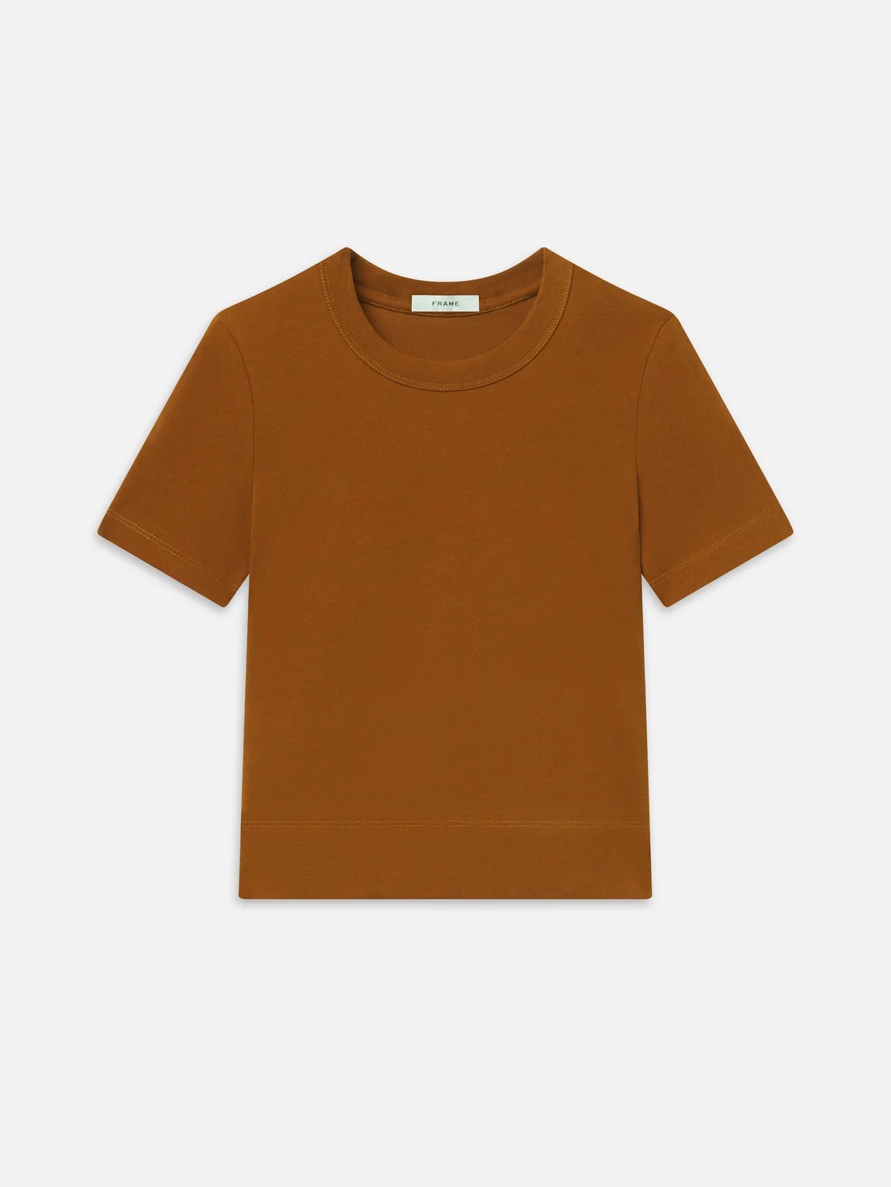 LEO BOUTIQUE The Boxy Tee | Bronze FRAME DENIM
