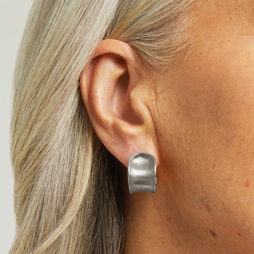 DEAN DAVIDSON Sol Huggie Hoops | Silver LEO BOUTIQUE