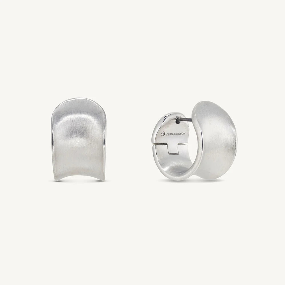 DEAN DAVIDSON Sol Huggie Hoops | Silver LEO BOUTIQUE