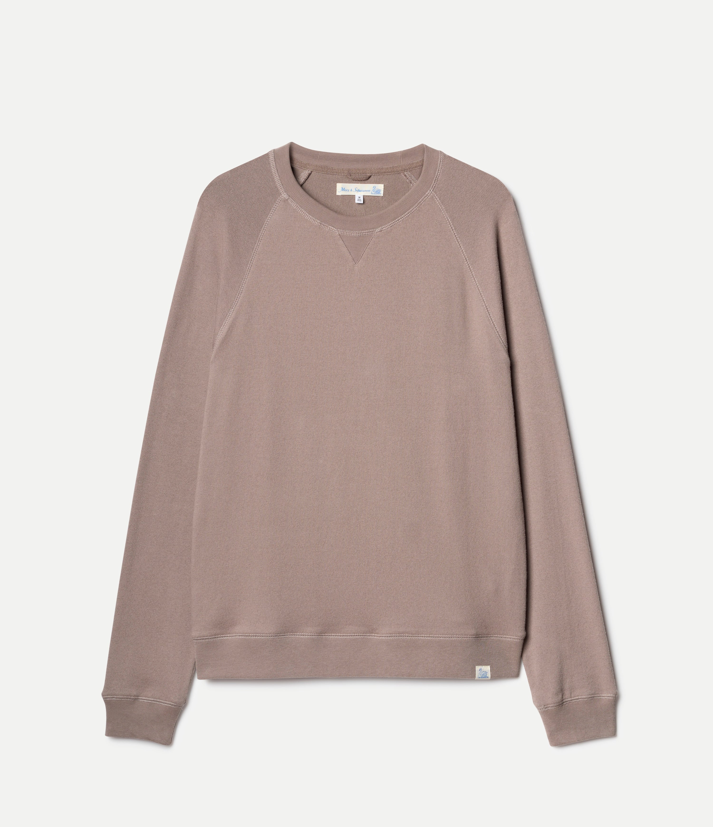MERZ B. SCHWANEN Easycrew 01 Relaxed Lightweight Raglan Sweatshirt | Faded Grain LEO BOUTIQUE