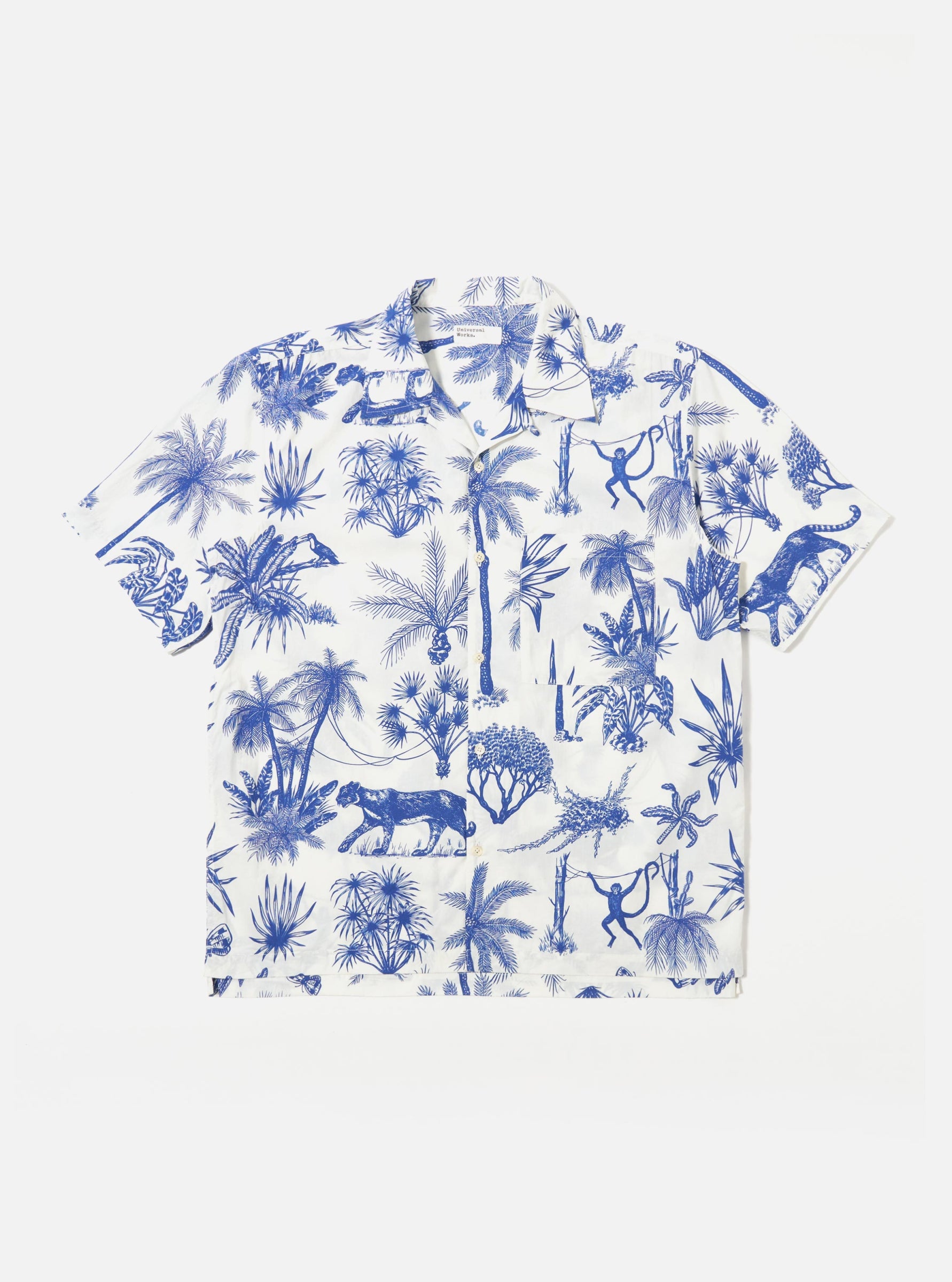 UNIVERSAL WORKS Camp Shirt | White LEO BOUTIQUE 